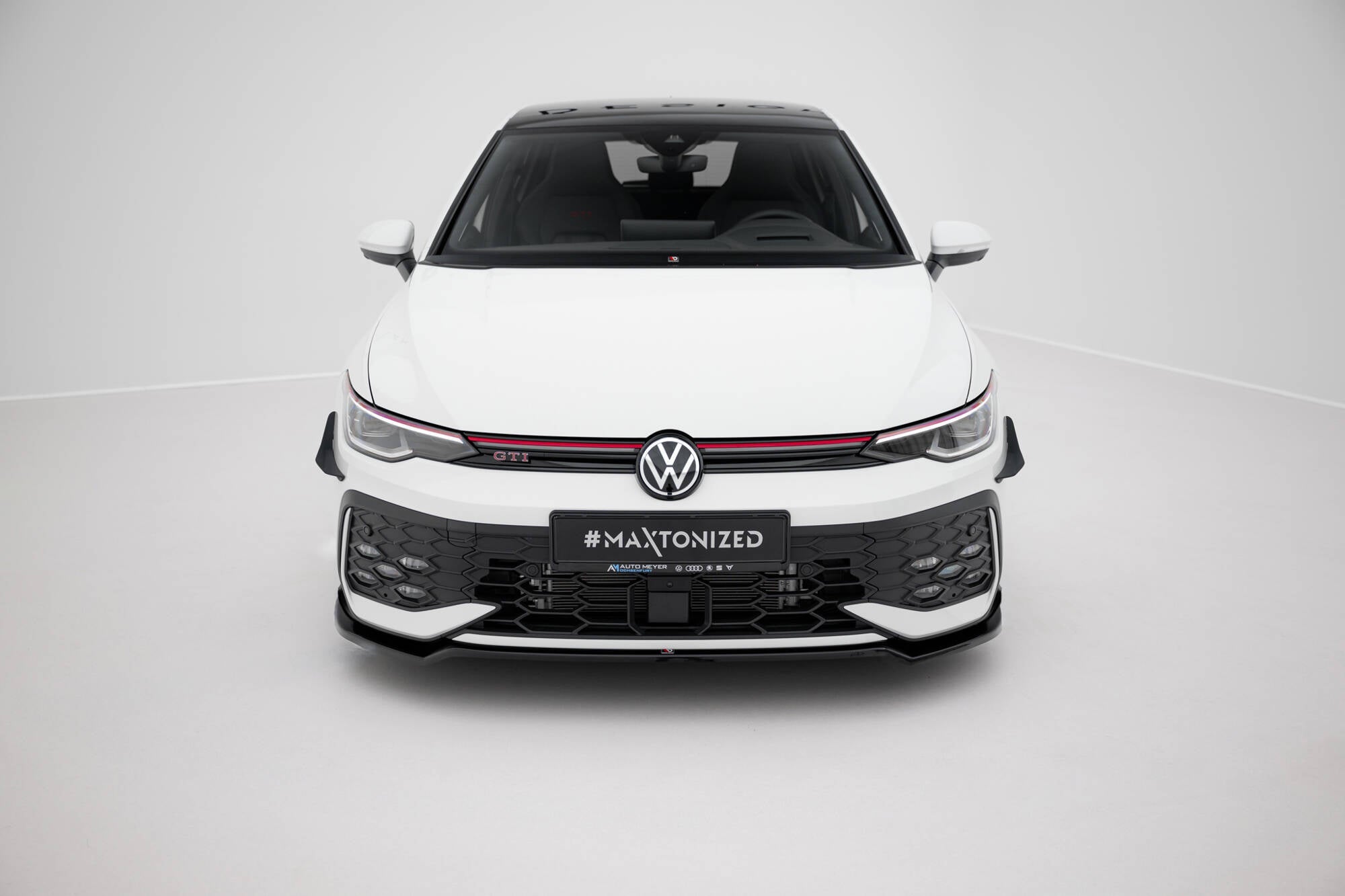 Maxton Design - Frontlippe V3 für VW Golf GTI / GTE / R - Line Mk8 Facelift - Aerowerk.