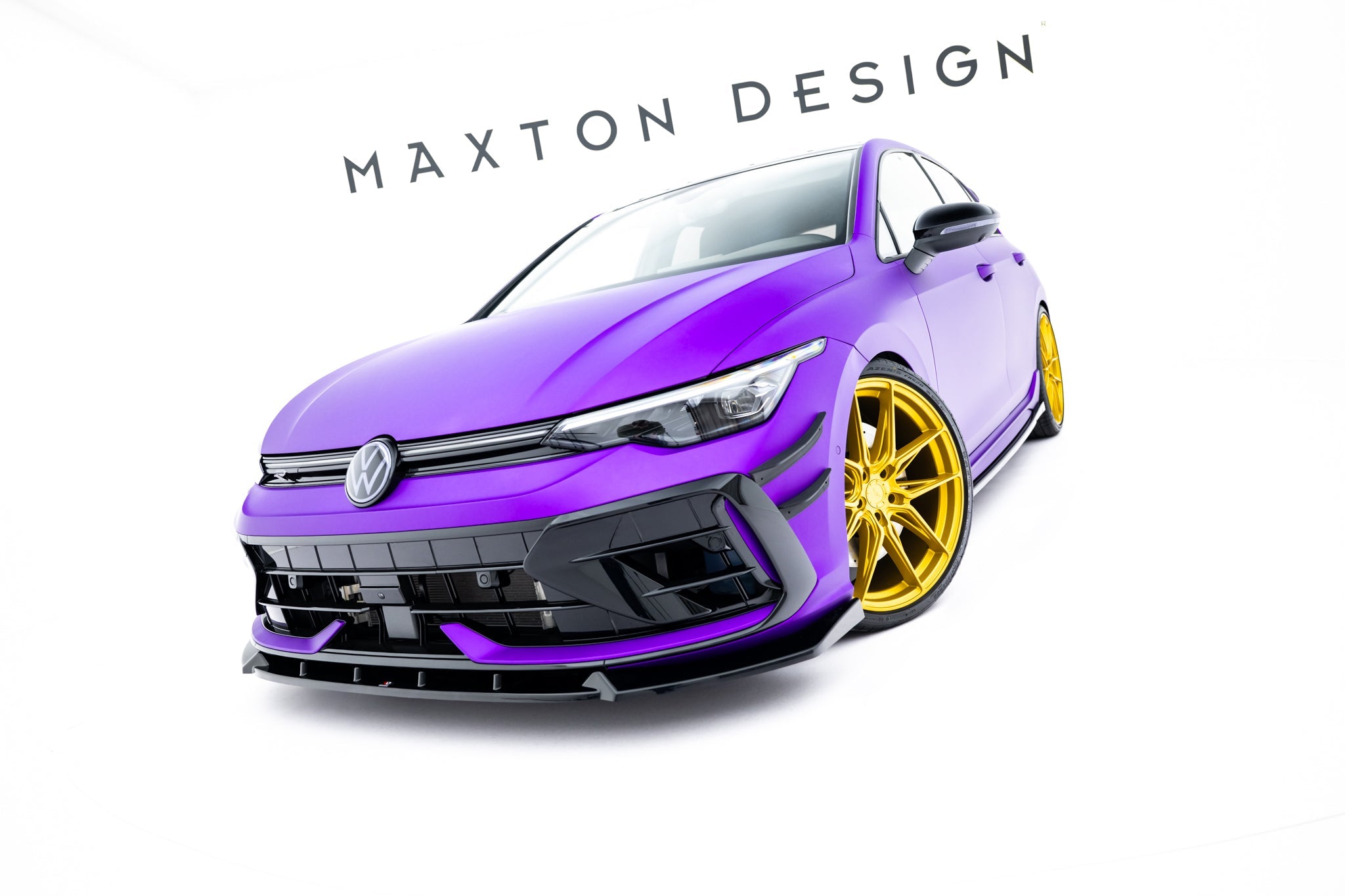 Maxton Design - Frontlippe V3 für VW Golf R Mk8 Facelift - Aerowerk.