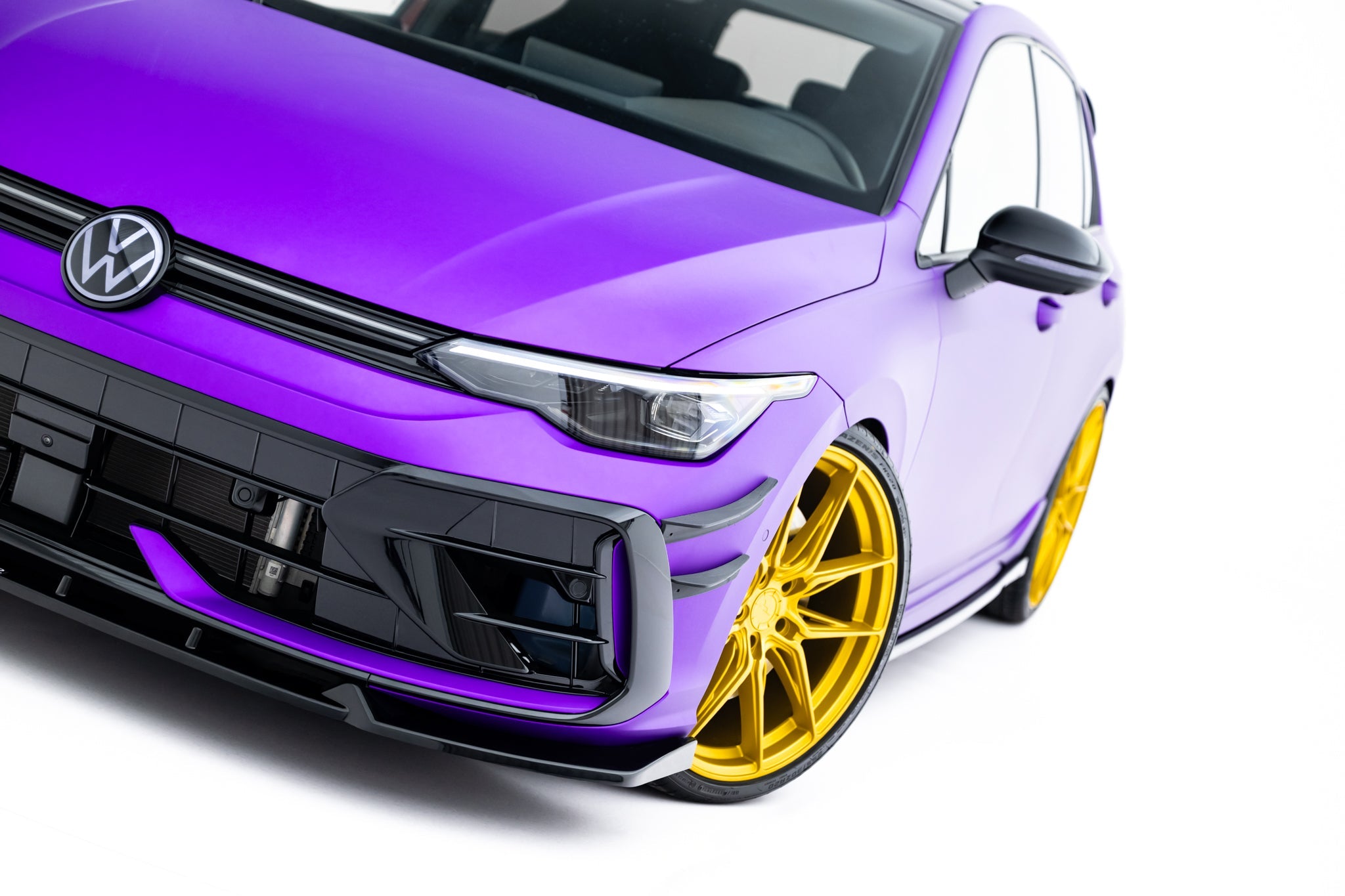 Maxton Design - Frontlippe V3 für VW Golf R Mk8 Facelift - Aerowerk.