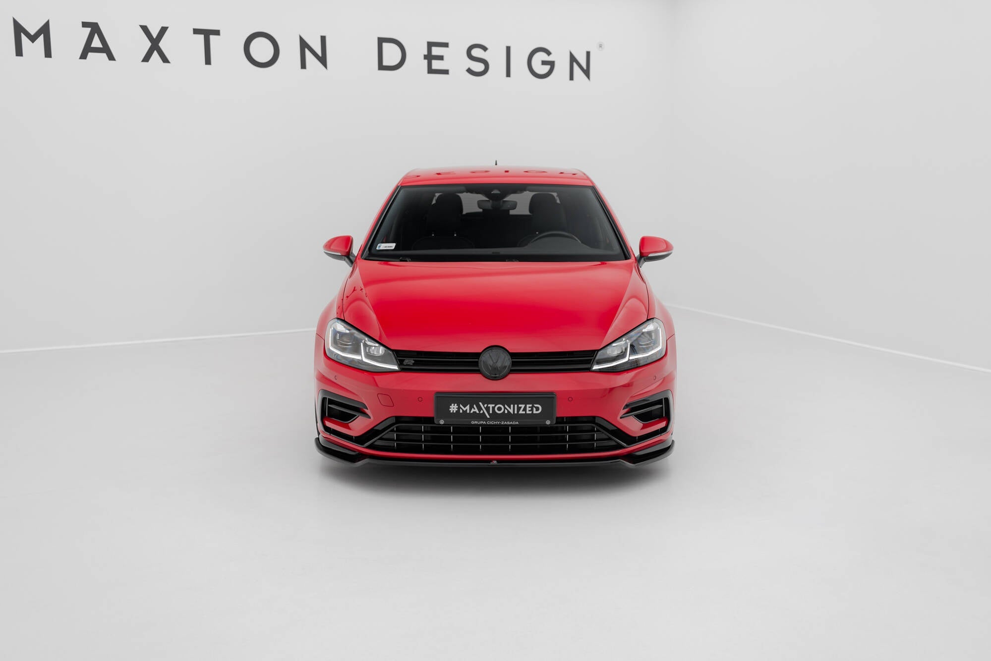 Maxton Design - Frontlippe V3 für VW Golf R / R - Line Mk7 Facelift - Aerowerk.