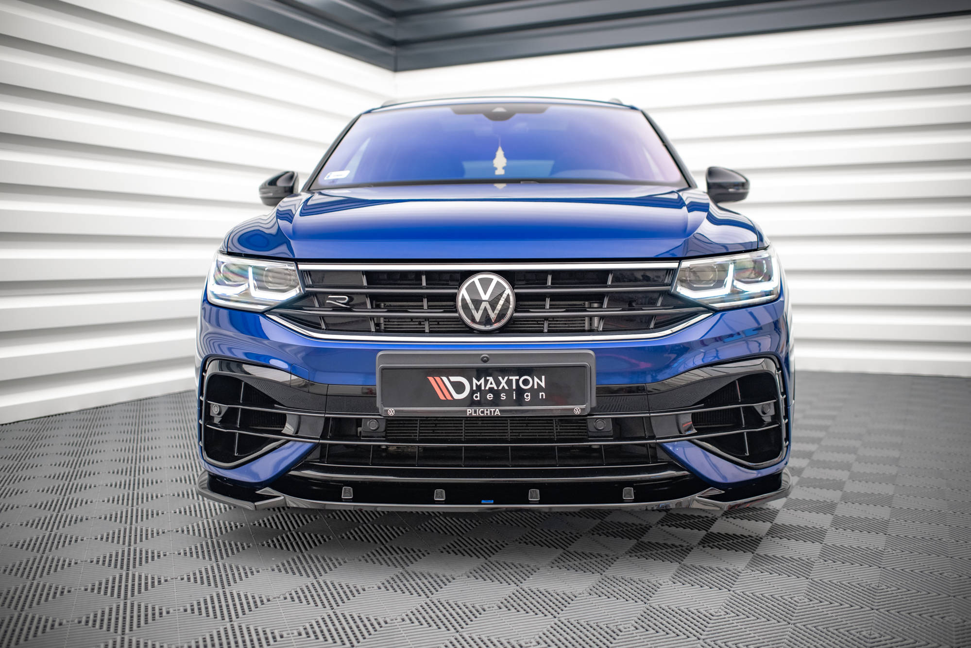 Maxton Design - Frontlippe V3 für VW Tiguan R / R - Line Mk2 Facelift - Aerowerk.