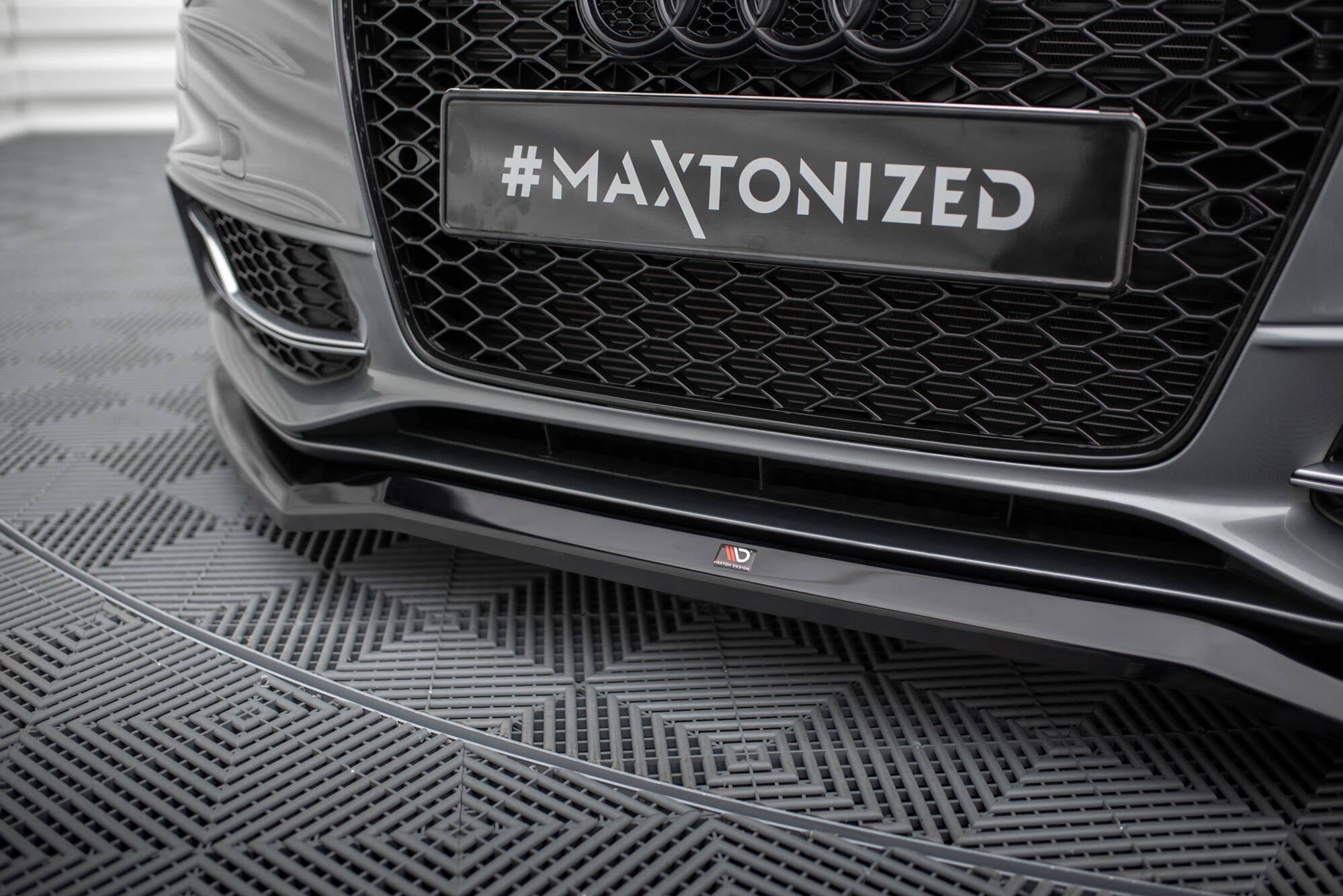 Maxton Design - Frontlippe V4 für Audi S5 / A5 S - Line Coupe / Sportback 8T Facelift - Aerowerk.