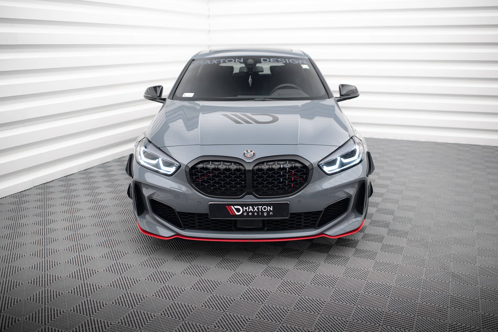 Maxton Design - Frontlippe V4 für BMW 1er M - Paket/ M135i / 128ti F40 - Aerowerk.