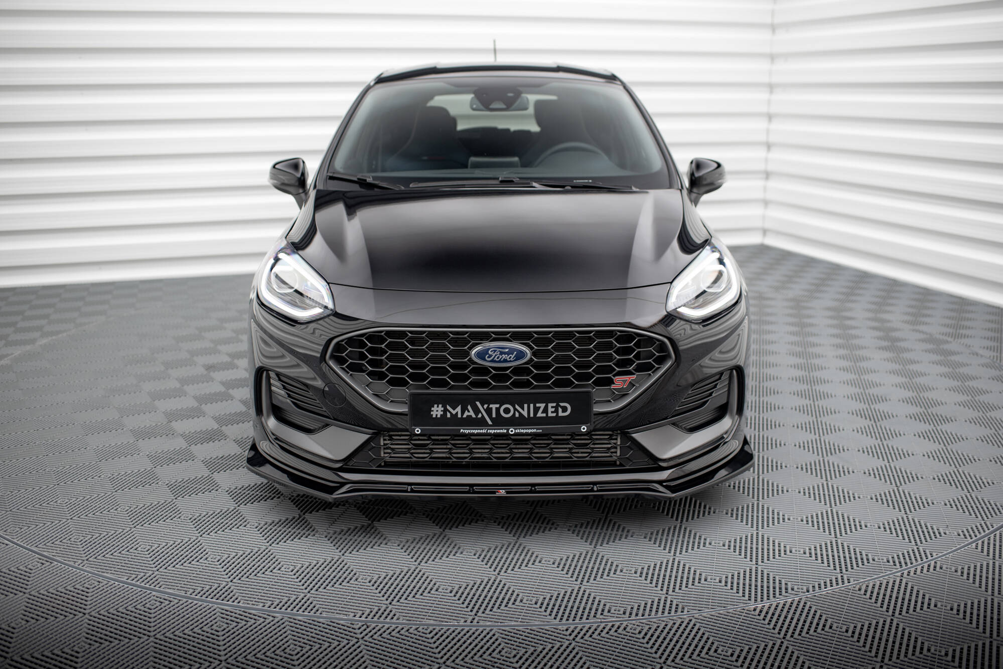 Maxton Design - Frontlippe V4 für Ford Fiesta ST / ST - line Mk8 Facelift - Aerowerk.