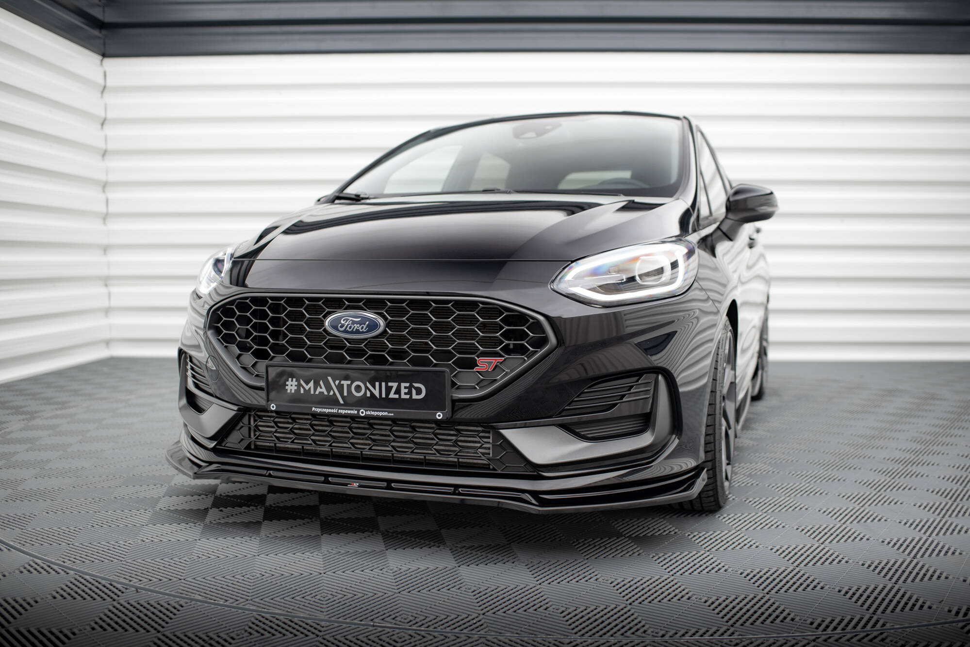 Maxton Design - Frontlippe V4 für Ford Fiesta ST / ST - line Mk8 Facelift - Aerowerk.