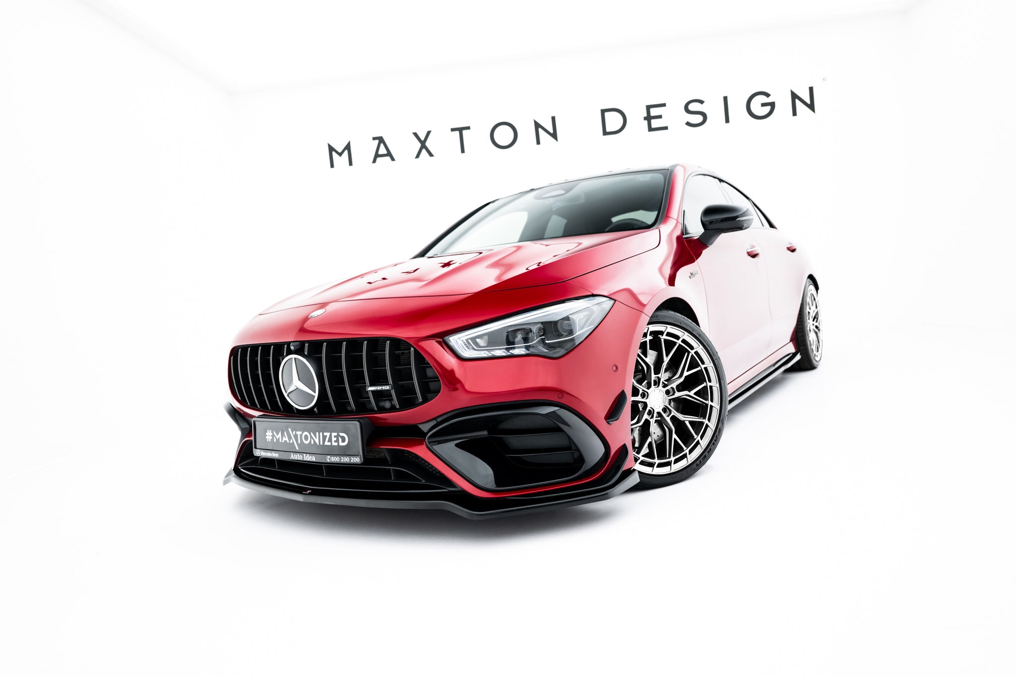 Maxton Design - Frontlippe V4 für Mercedes - AMG CLA 45 Aero C118 - Aerowerk.