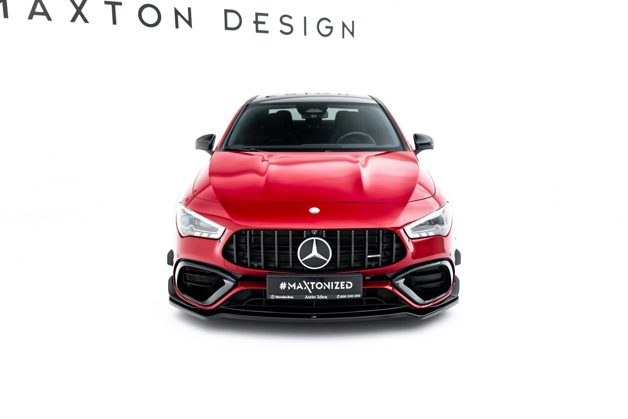 Maxton Design - Frontlippe V4 für Mercedes - AMG CLA 45 Aero C118 - Aerowerk.