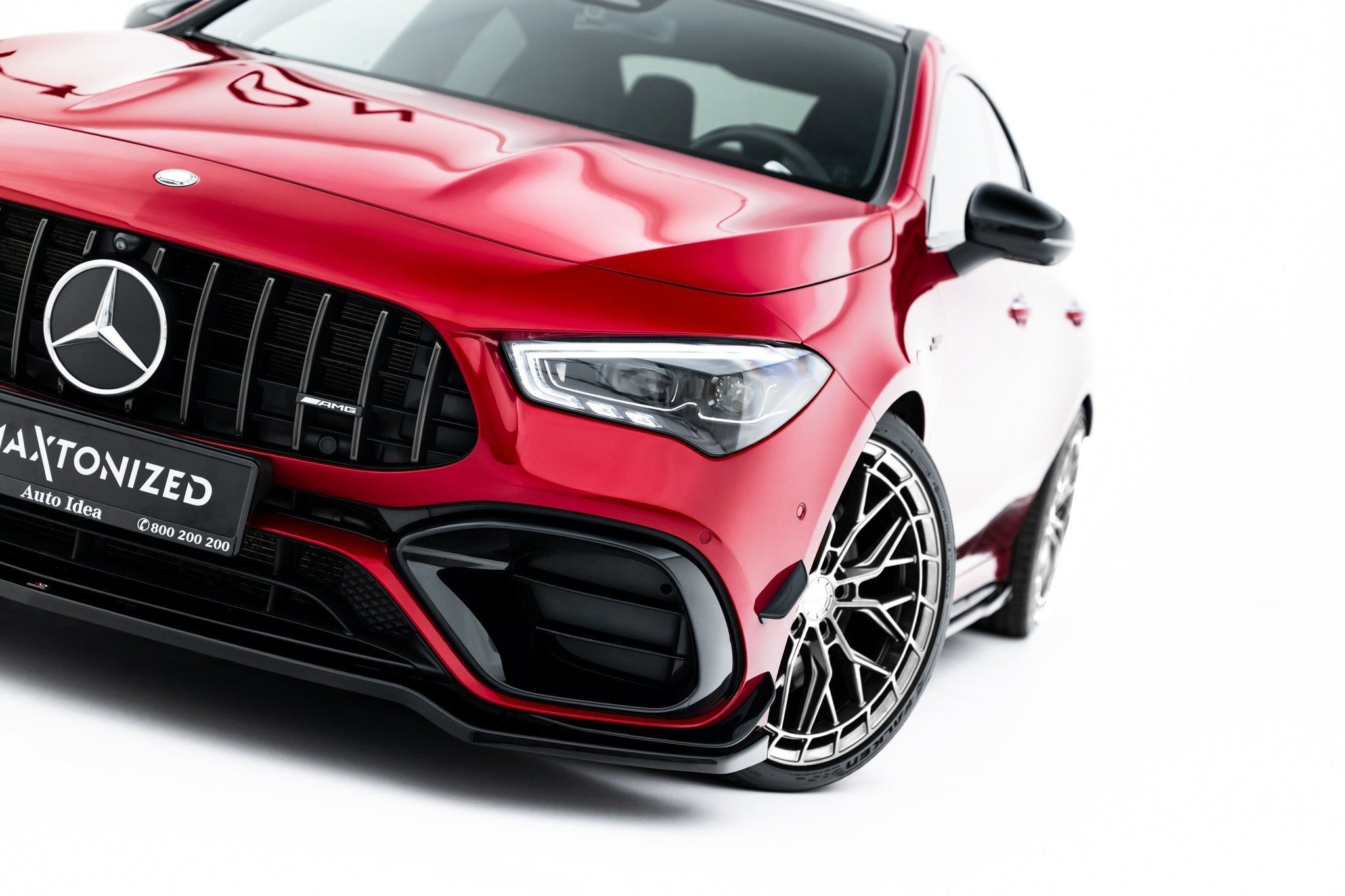 Maxton Design - Frontlippe V4 für Mercedes - AMG CLA 45 Aero C118 - Aerowerk.