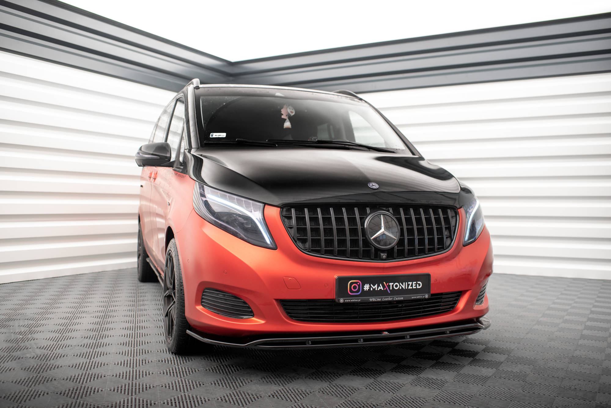 Maxton Design - Frontlippe V4 für Mercedes - Benz V - Klasse W447 - Aerowerk.