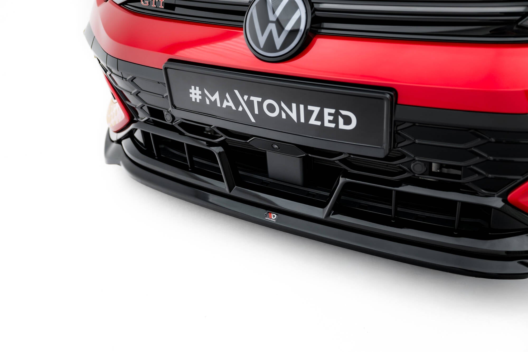 Maxton Design - Frontlippe V4 für VW Golf GTI Clubsport Mk8 Facelift - Aerowerk.