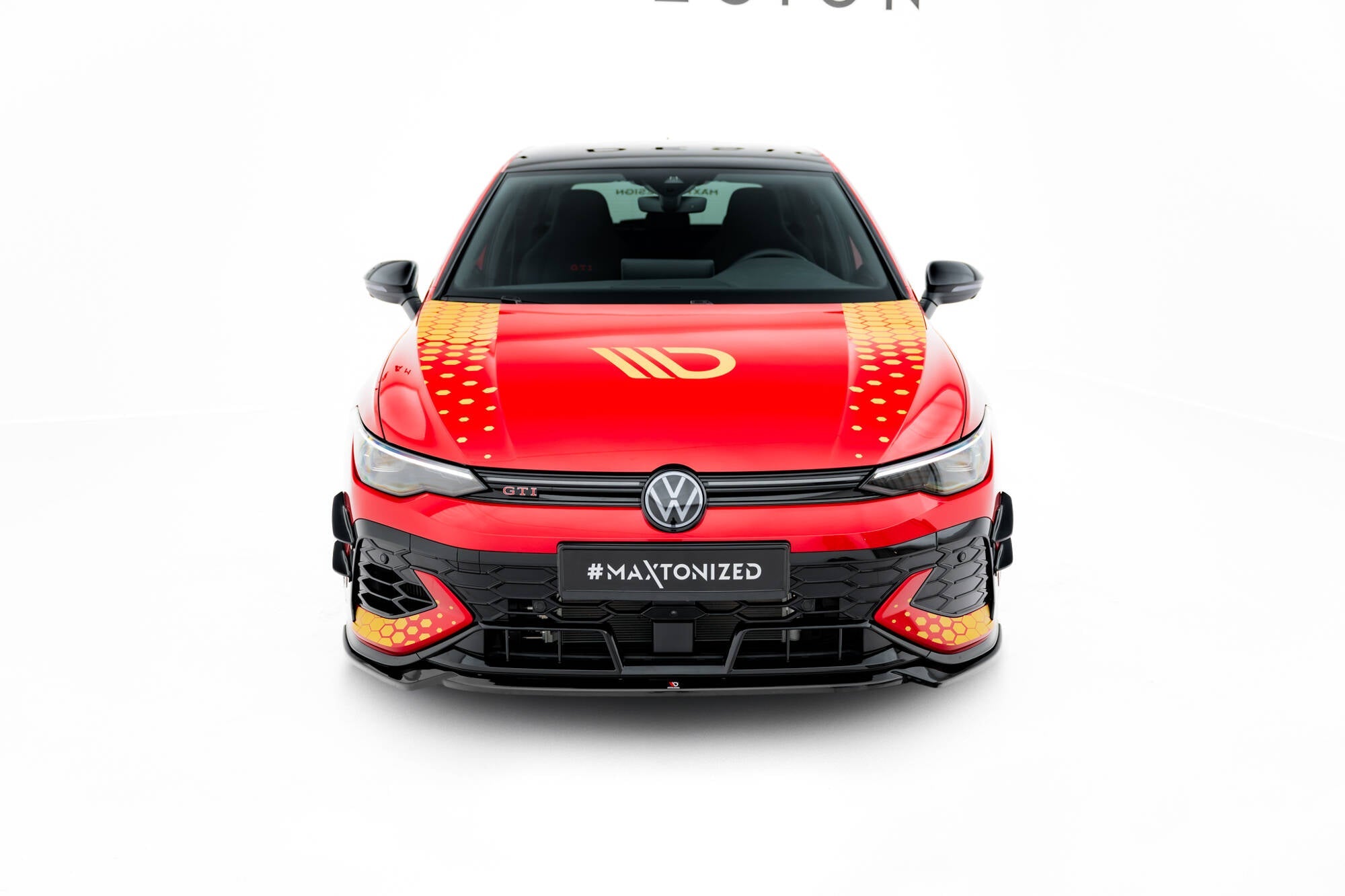 Maxton Design - Frontlippe V4 für VW Golf GTI Clubsport Mk8 Facelift - Aerowerk.