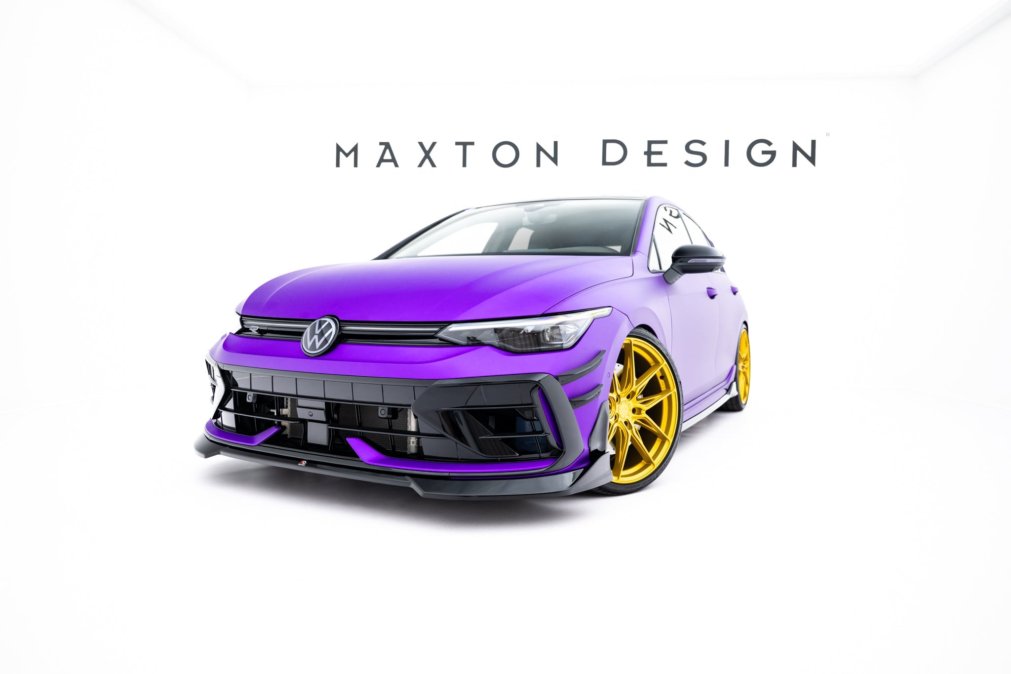 Maxton Design - Frontlippe V4 für VW Golf R Mk8 Facelift - Aerowerk.