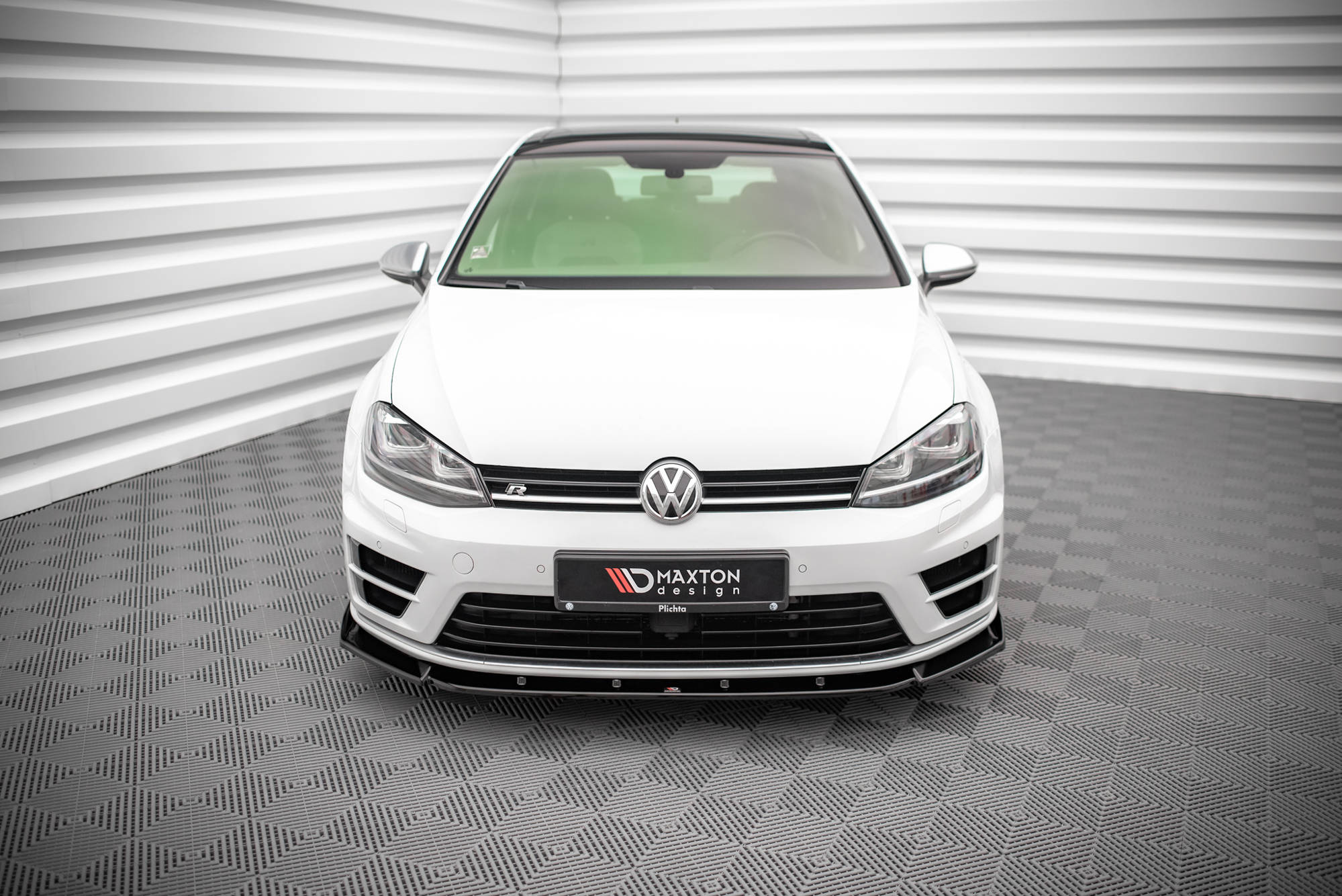 Maxton Design - Frontlippe V4 für VW Golf R / R - Line Mk7 - Aerowerk.
