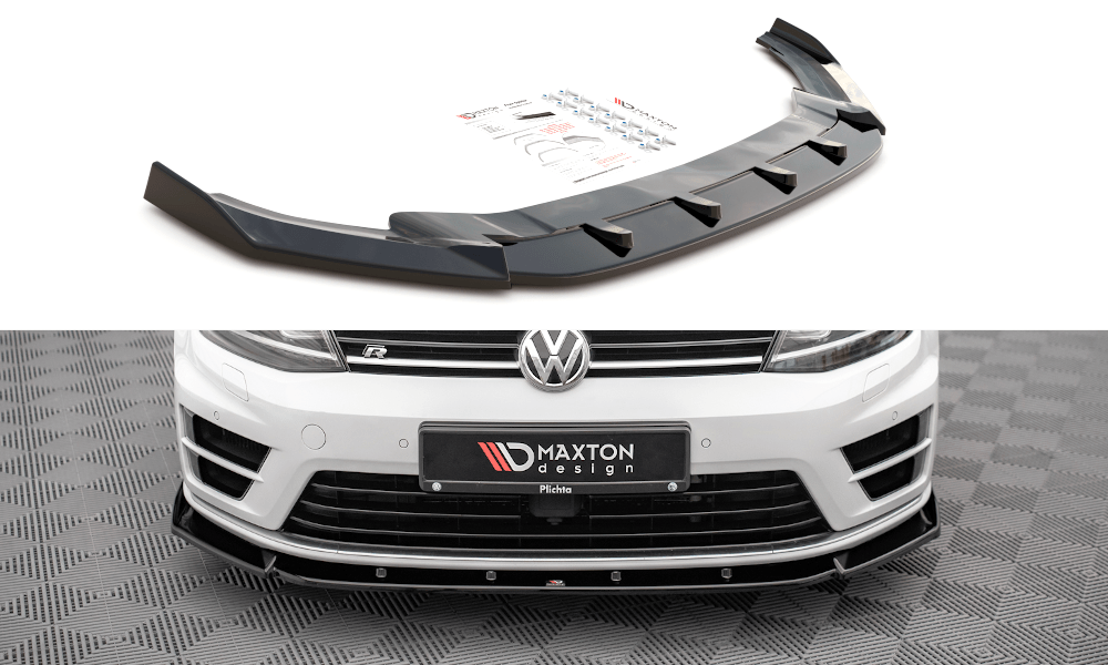 Maxton Design - Frontlippe V4 für VW Golf R / R - Line Mk7 - Aerowerk.