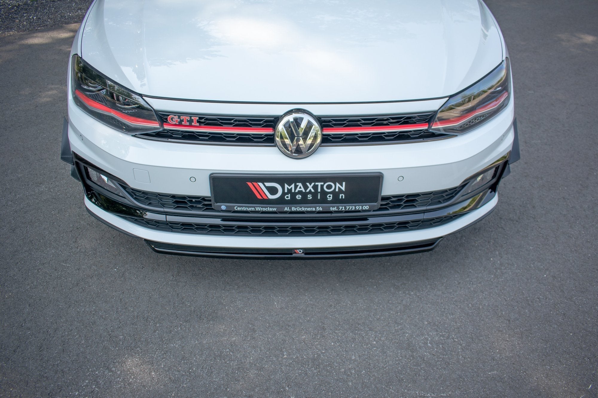 Maxton Design - Frontlippe V4 für VW Polo GTI / R - line Mk6 - Aerowerk.