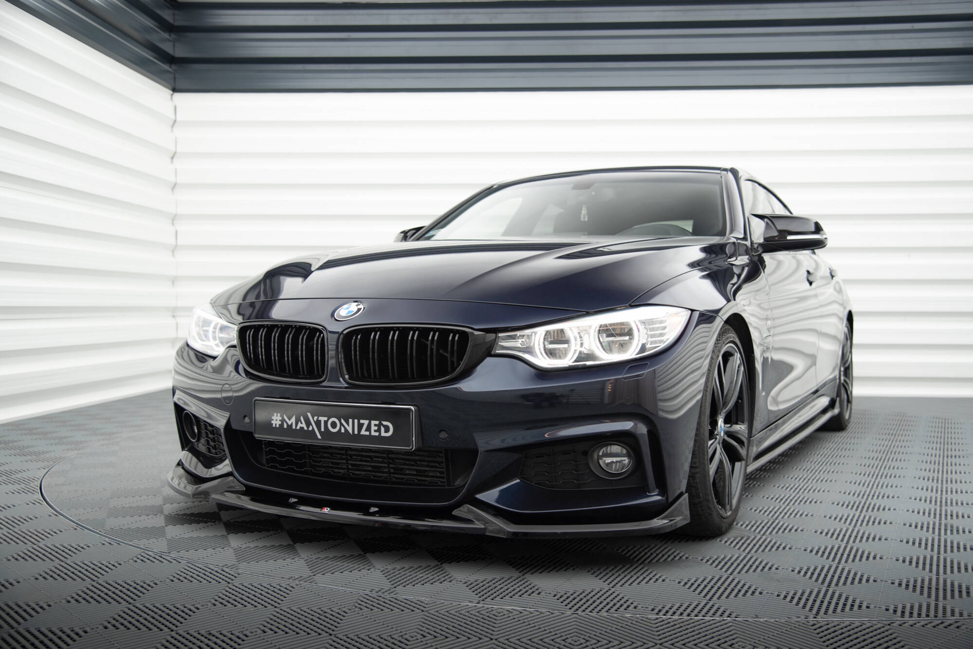Maxton Design - Frontlippe V.5 für BMW 4er Coupe / Gran Coupe / Cabrio M - Paket F32 / F36 / F33 - Aerowerk.