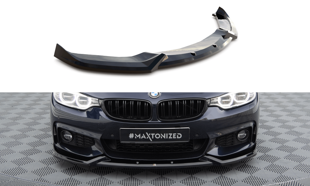 Maxton Design - Frontlippe V.5 für BMW 4er Coupe / Gran Coupe / Cabrio M - Paket F32 / F36 / F33 - Aerowerk.