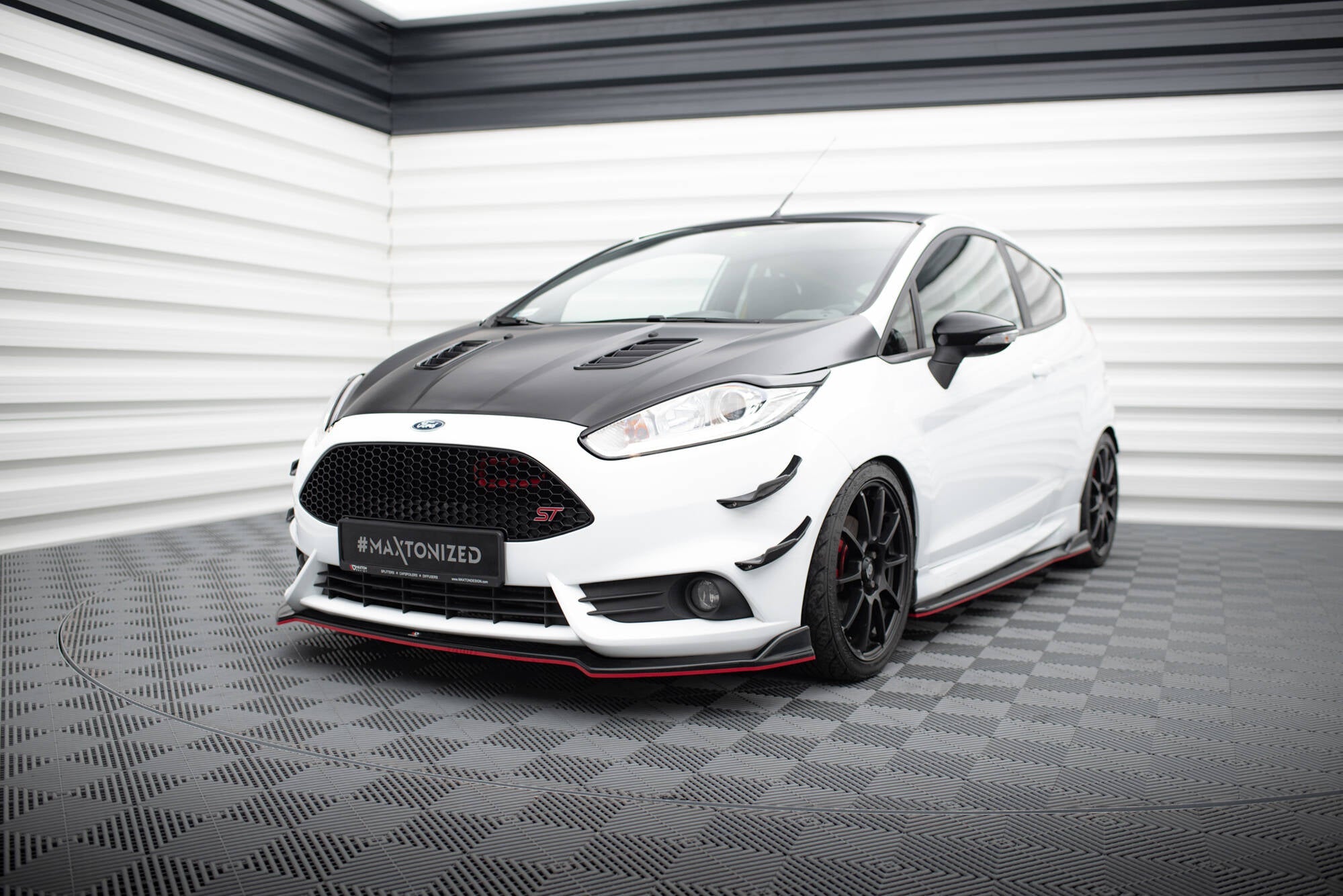 Maxton Design - Frontlippe V5 für Ford Fiesta ST Mk7 Facelift - Aerowerk.