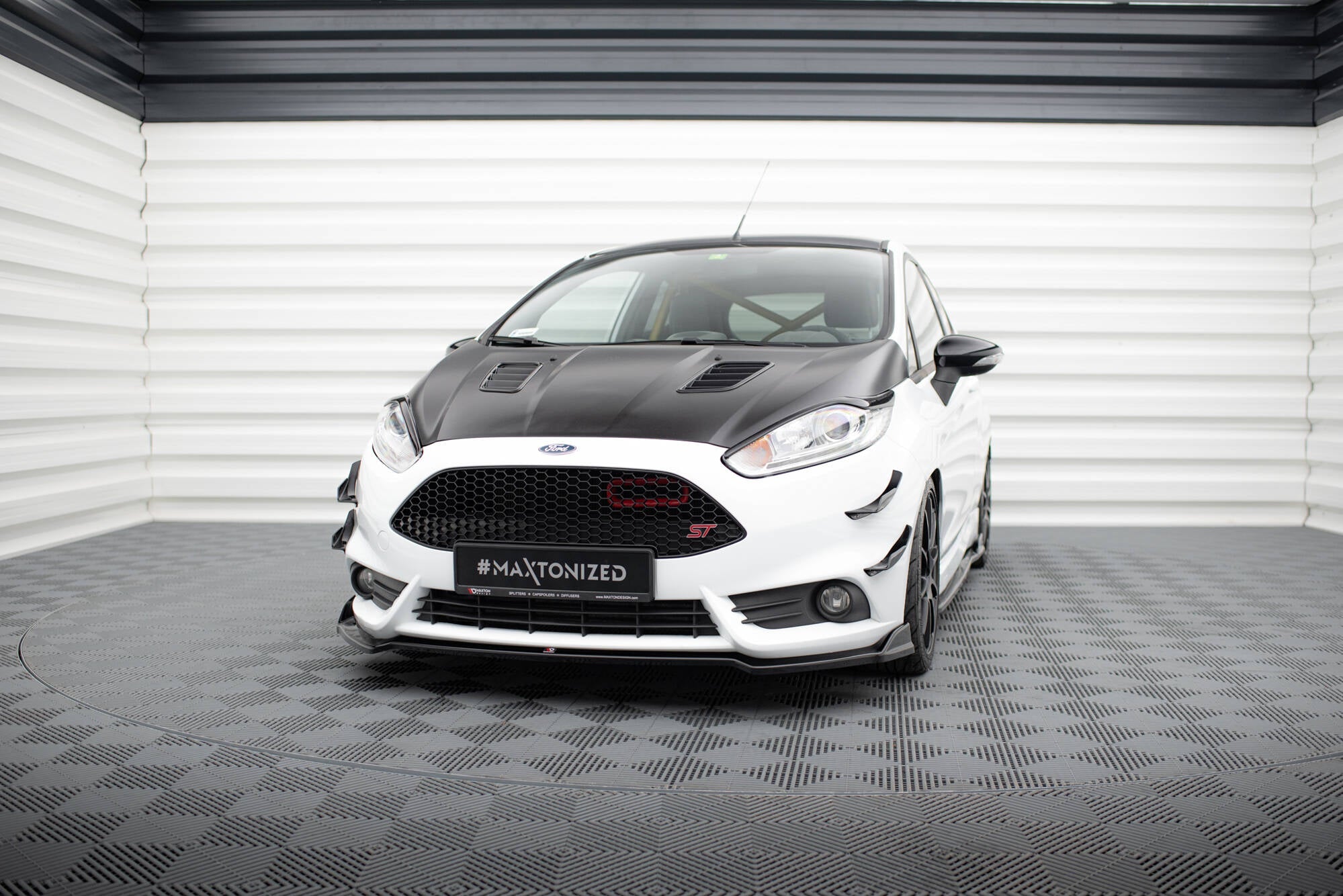 Maxton Design - Frontlippe V5 für Ford Fiesta ST Mk7 Facelift - Aerowerk.