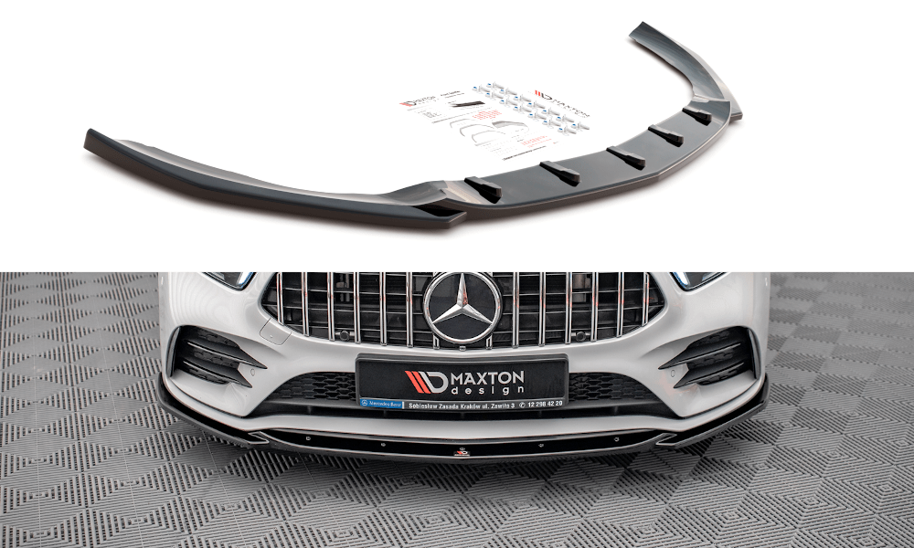 Maxton Design - Frontlippe V5 für Mercedes A35 AMG / AMG - Line W177 - Aerowerk.