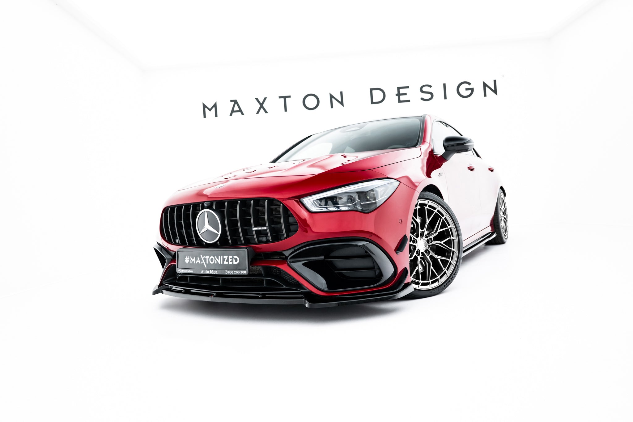Maxton Design - Frontlippe V5 für Mercedes - AMG CLA 45 Aero C118 - Aerowerk.