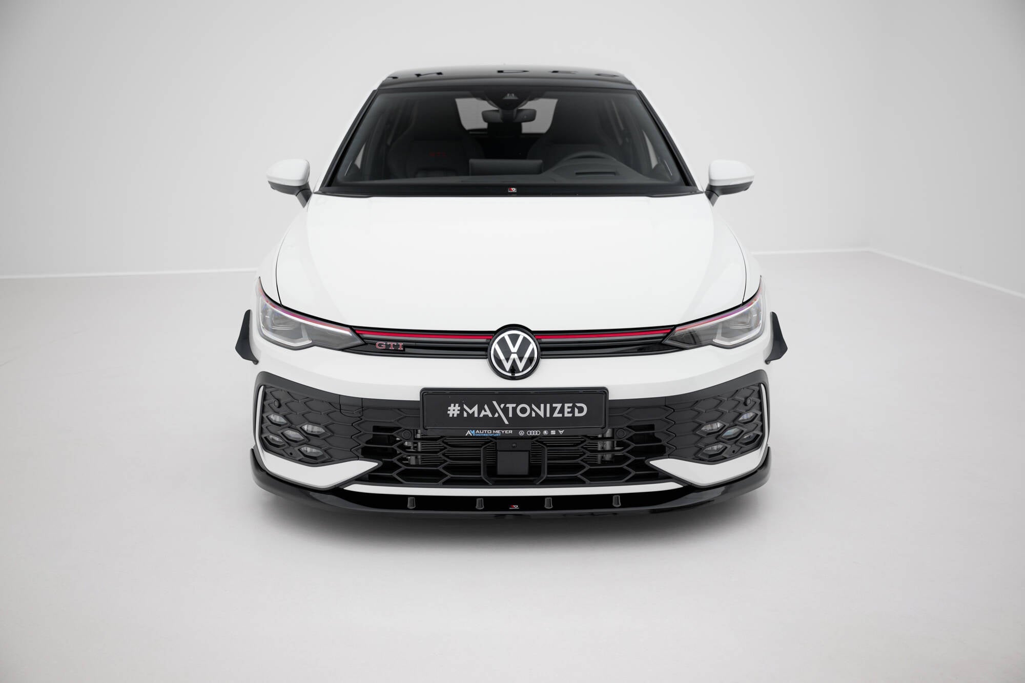 Maxton Design - Frontlippe V5 für VW Golf GTI / GTE / R - Line Mk8 Facelift - Aerowerk.