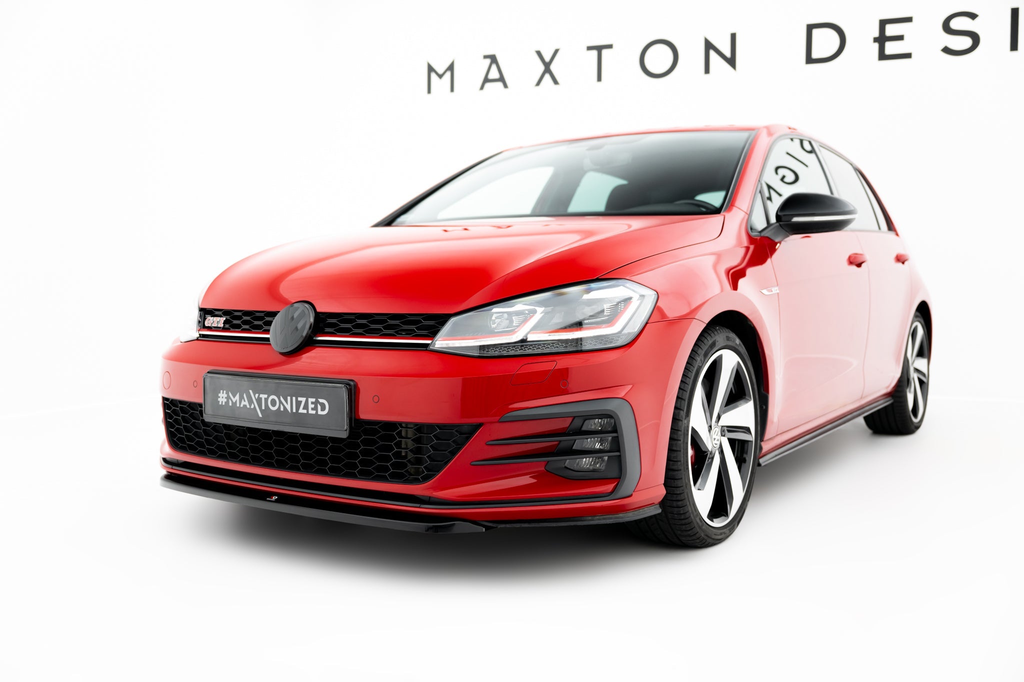 Maxton Design - Frontlippe V5 für VW Golf GTI Mk7 Facelift - Aerowerk.