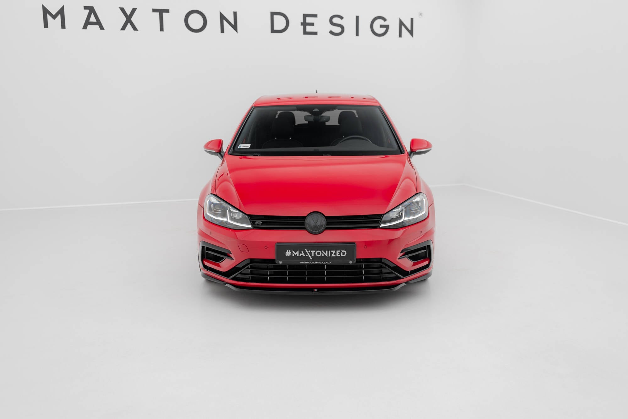 Maxton Design - Frontlippe V5 für VW Golf R / R - Line Mk7 Facelift - Aerowerk.