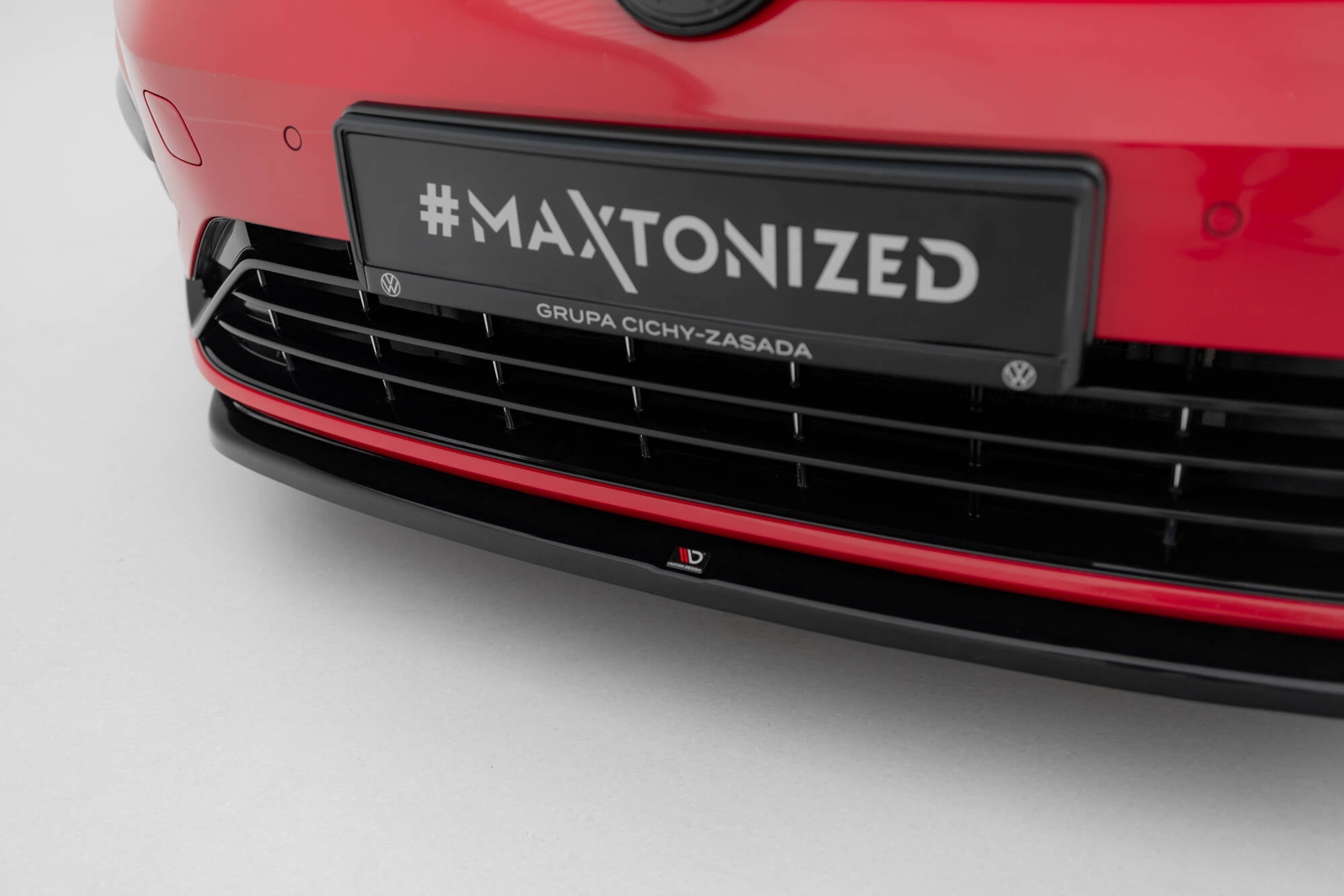 Maxton Design - Frontlippe V5 für VW Golf R / R - Line Mk7 Facelift - Aerowerk.
