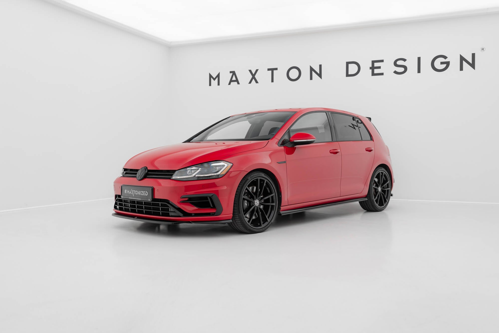 Maxton Design - Frontlippe V5 für VW Golf R / R - Line Mk7 Facelift - Aerowerk.