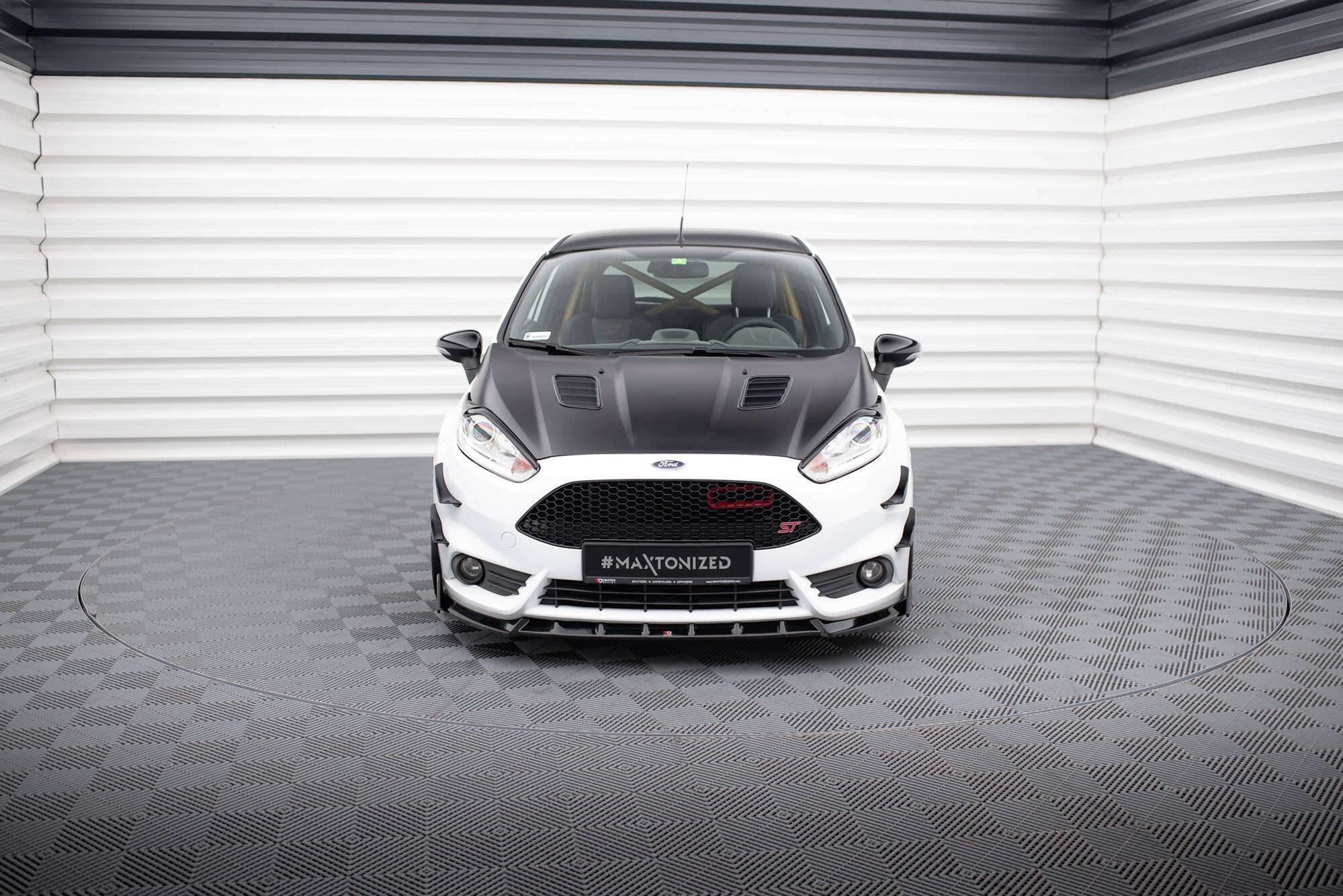 Maxton Design - Frontlippe V6 + Flaps für Ford Fiesta ST Mk7 Facelift - Aerowerk.