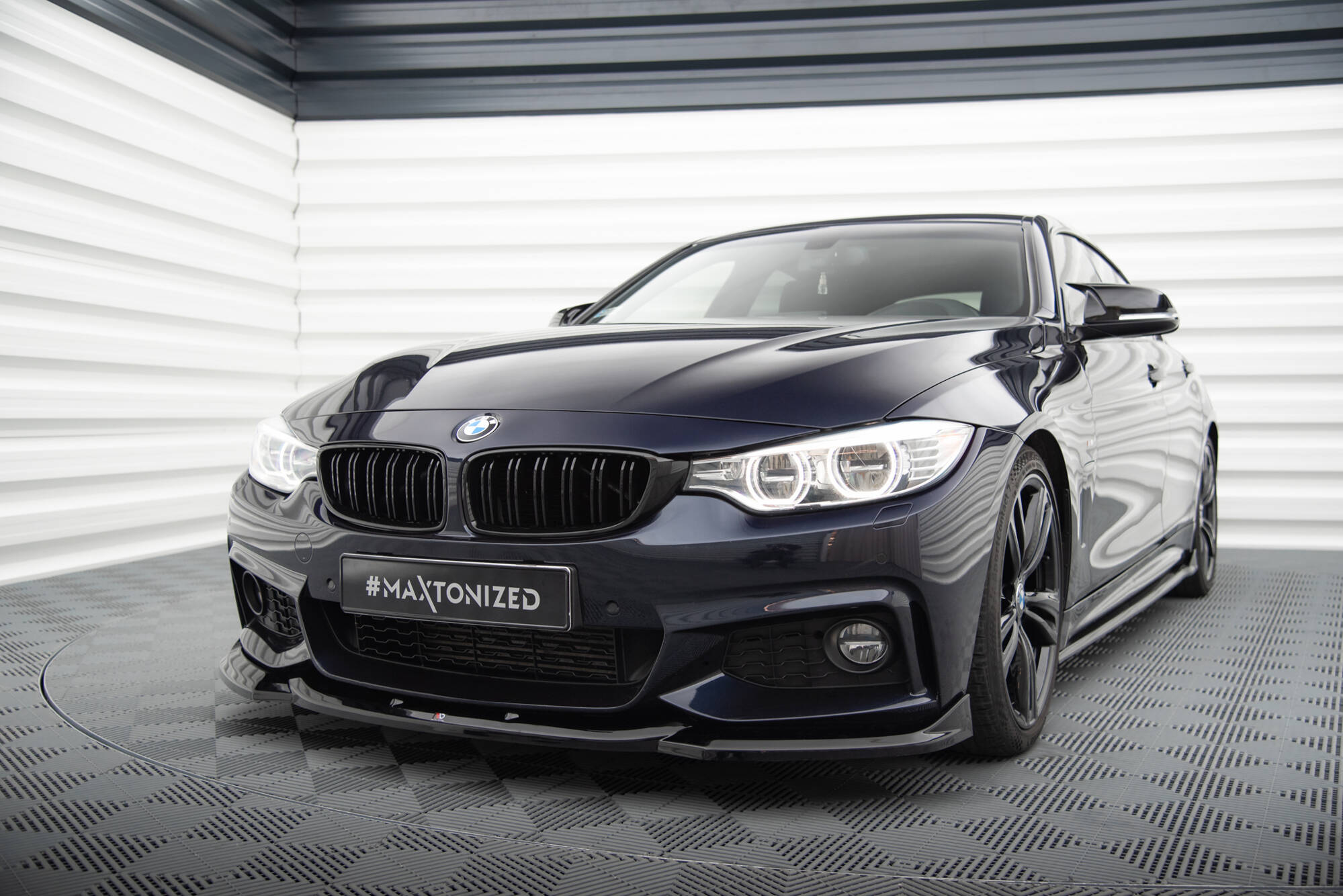 Maxton Design - Frontlippe V.6 für BMW 4er Coupe / Gran Coupe / Cabrio M - Paket F32 / F36 / F33 - Aerowerk.