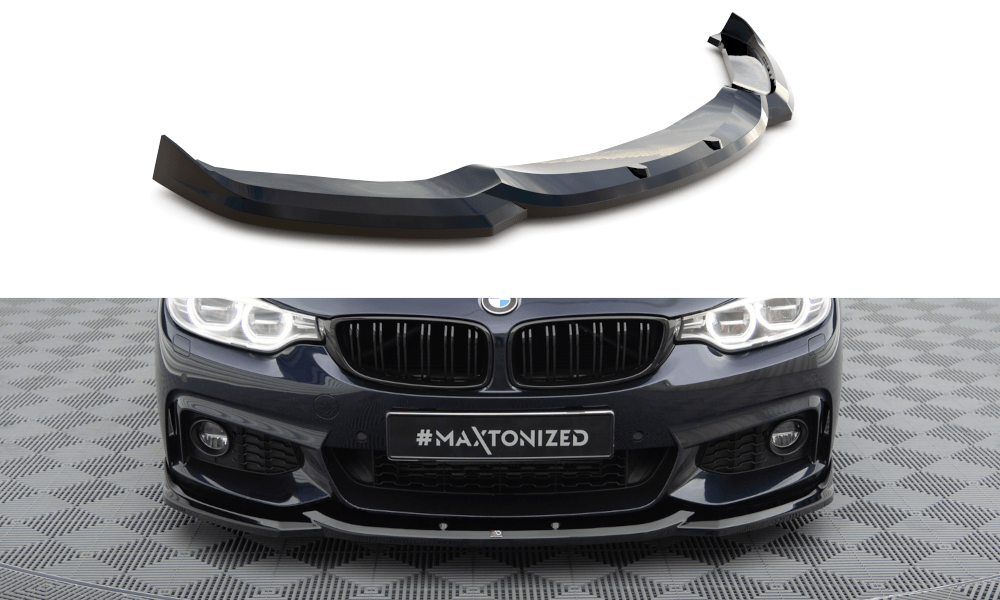 Maxton Design - Frontlippe V.6 für BMW 4er Coupe / Gran Coupe / Cabrio M - Paket F32 / F36 / F33 - Aerowerk.