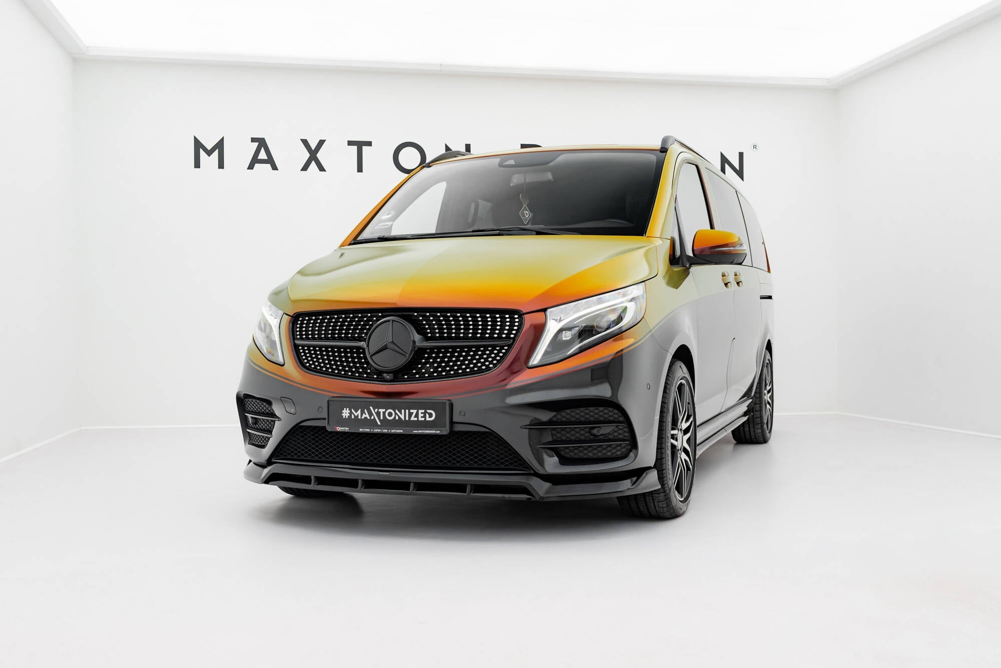Maxton Design - Frontlippe V6 für Mercedes - Benz V - Klasse AMG - Line W447 Facelift - Aerowerk.