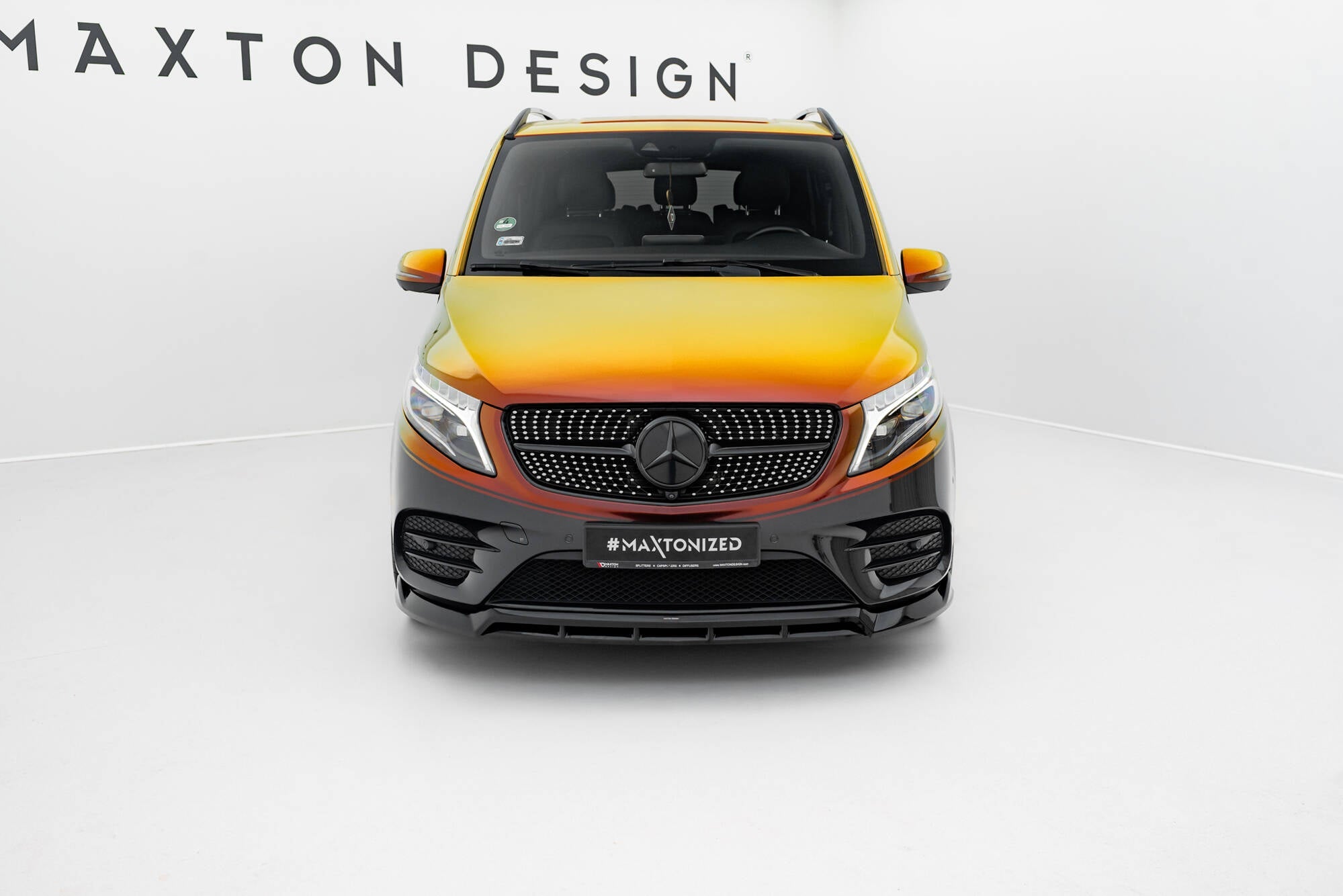 Maxton Design - Frontlippe V6 für Mercedes - Benz V - Klasse AMG - Line W447 Facelift - Aerowerk.