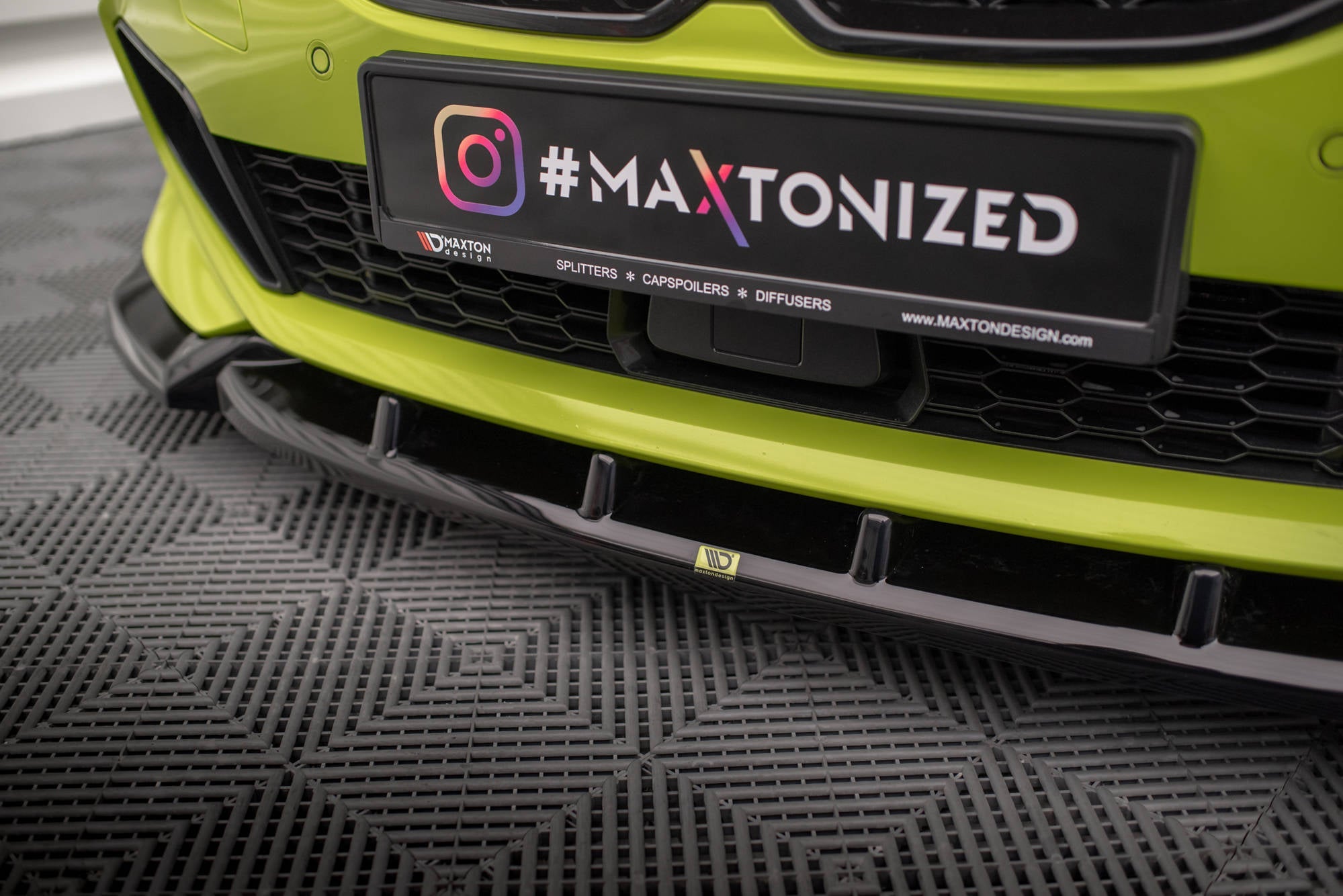 Maxton Design - Frontlippe V.7 für BMW 1er M - Paket / M135i / 128ti F40 - Aerowerk.