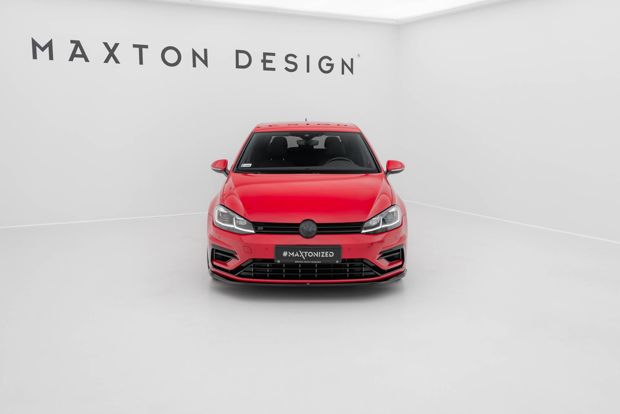 Maxton Design - Frontlippe V7 für VW Golf R / R - Line Mk7 Facelift - Aerowerk.