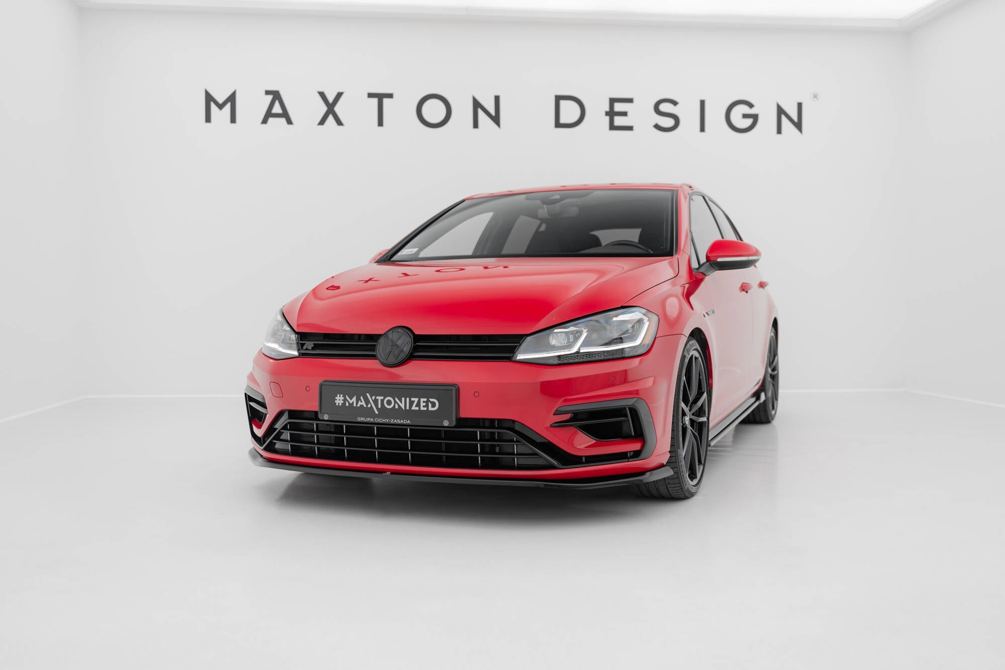 Maxton Design - Frontlippe V7 für VW Golf R / R - Line Mk7 Facelift - Aerowerk.