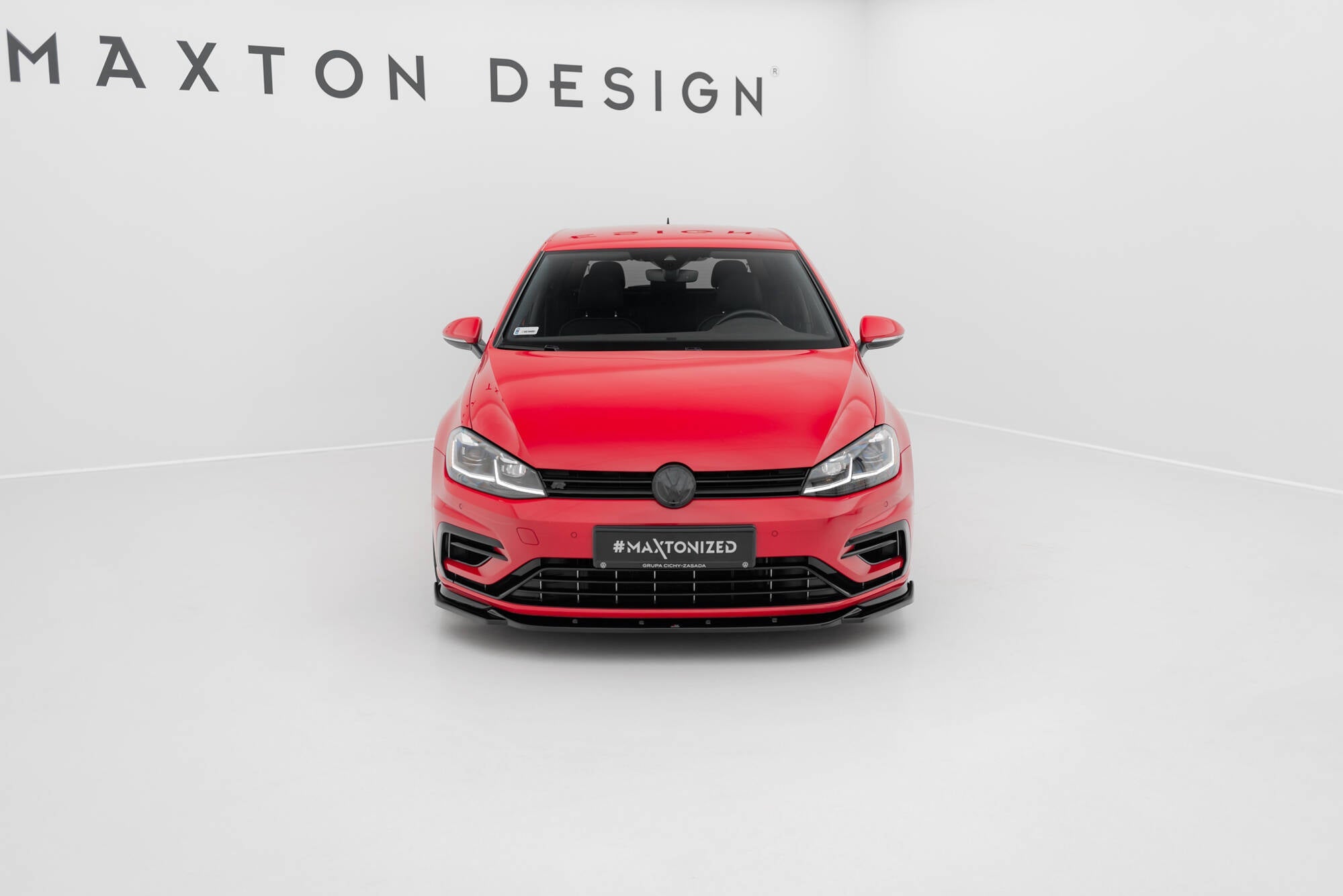 Maxton Design - Frontlippe V9 für VW Golf R / R - Line Mk7 Facelift - Aerowerk.