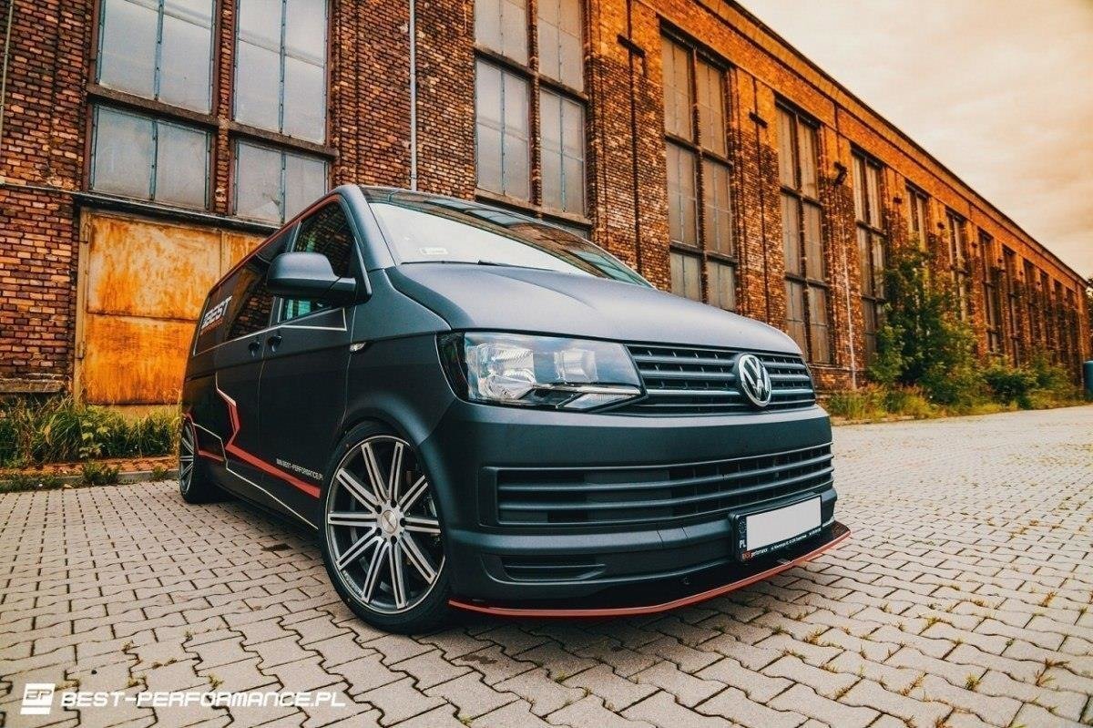Maxton Design - für VOLKSWAGEN T6 Frontlippe V1 für - Aerowerk.