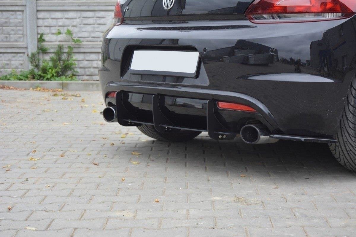 Maxton Design - für VW SCIROCCO R Diffusor Heck Ansatz für Diffusor für & Heck Ansatz Flaps Diffusor für - Aerowerk.