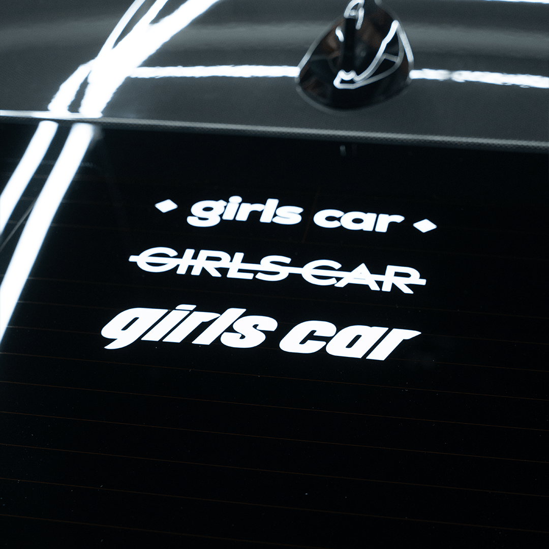 GIRLS CAR STICKER - Aerowerk.