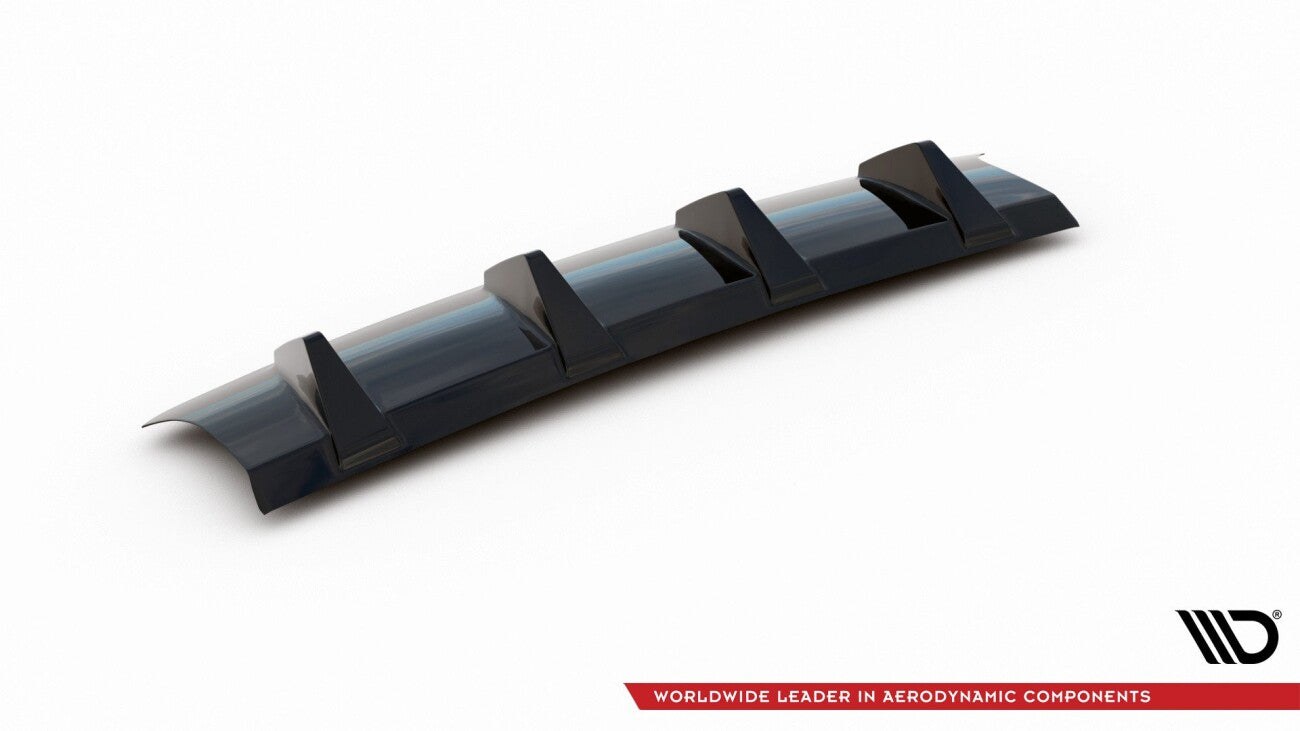 Heck Ansatz Diffusor für Audi S3 8V FL Hatchback schwarz - Aerowerk.