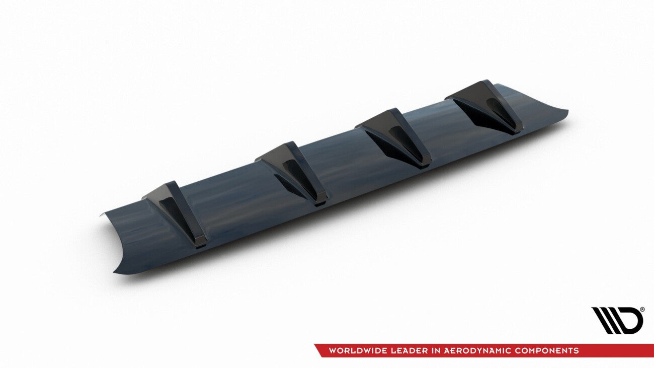 Heck Ansatz Diffusor für Audi S3 8V FL Hatchback schwarz - Aerowerk.