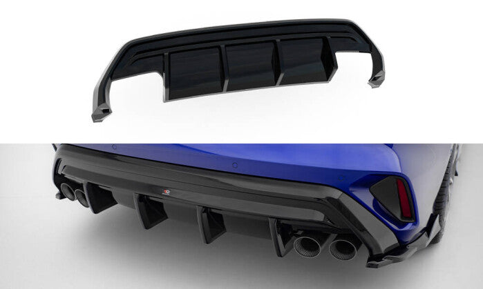 Heck Ansatz Diffusor für Audi S3 Limousine 8Y Facelift - Aerowerk.