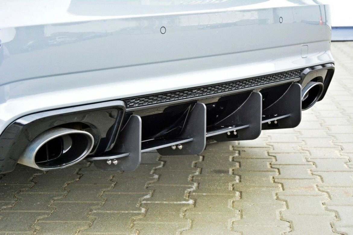 Heck Ansatz Diffusor Heckschürze für Audi RS3 8V SPORTBACK - Aerowerk.