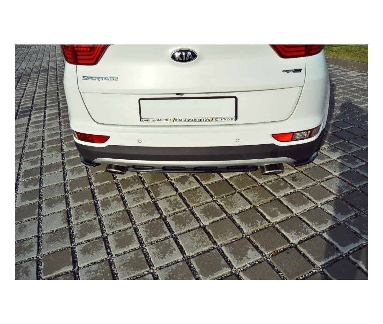 Heck Ansatz Flaps Diffusor für Kia Sportage GT-Line
