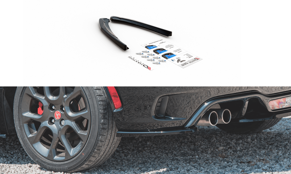 Maxton Design - Heck Ansatz Flaps Diffusor für Abarth 124 Spider - Aerowerk.