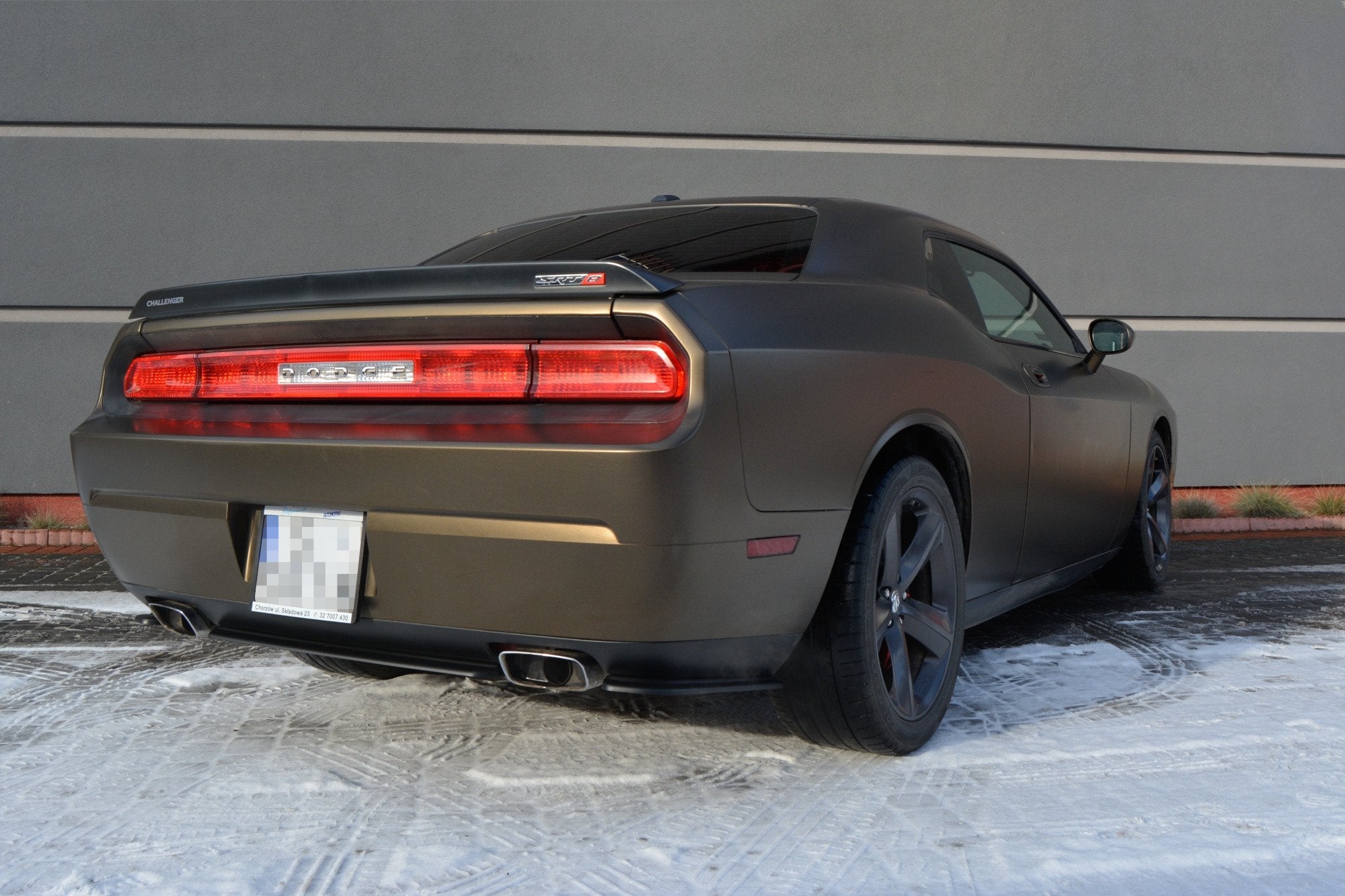 Maxton Design - Heck Ansatz Flaps Diffusor für DODGE CHALLENGER MK3. PHASE - I SRT8 COUPE - Aerowerk.