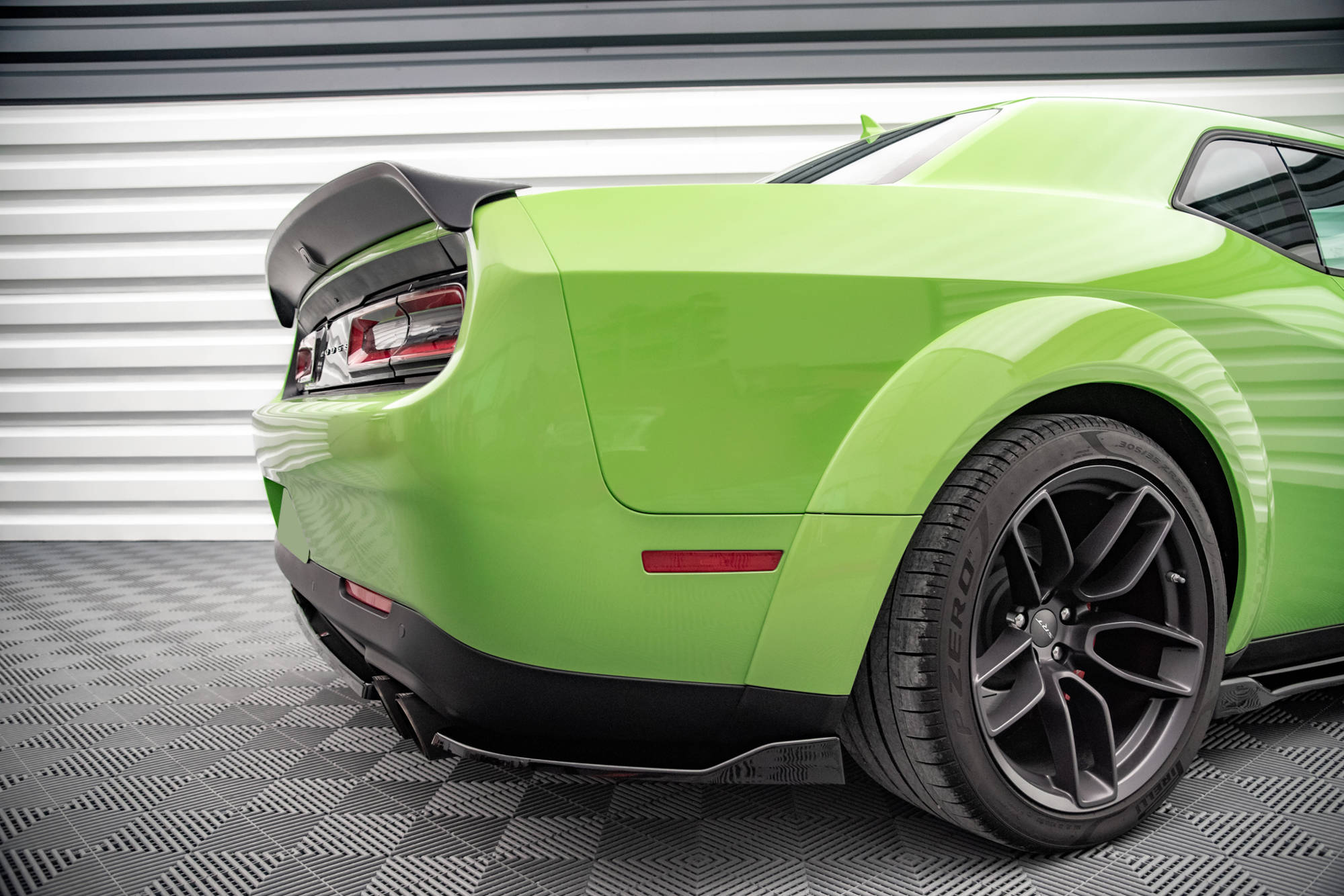 Maxton Design - Heck Ansatz Flaps Diffusor für Dodge Challenger SRT Hellcat Widebody Mk3 - Aerowerk.